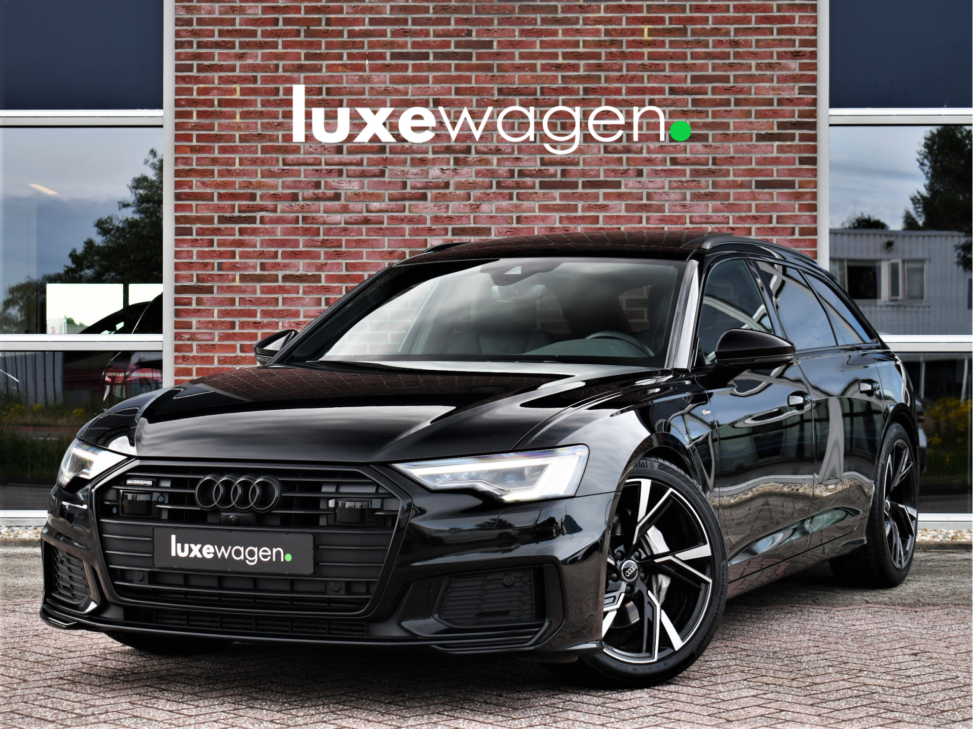 Audi A6 Avant 50 TDI 286pk quattro S-Line Pano B&O m-LED 360 ACC Optic-Black