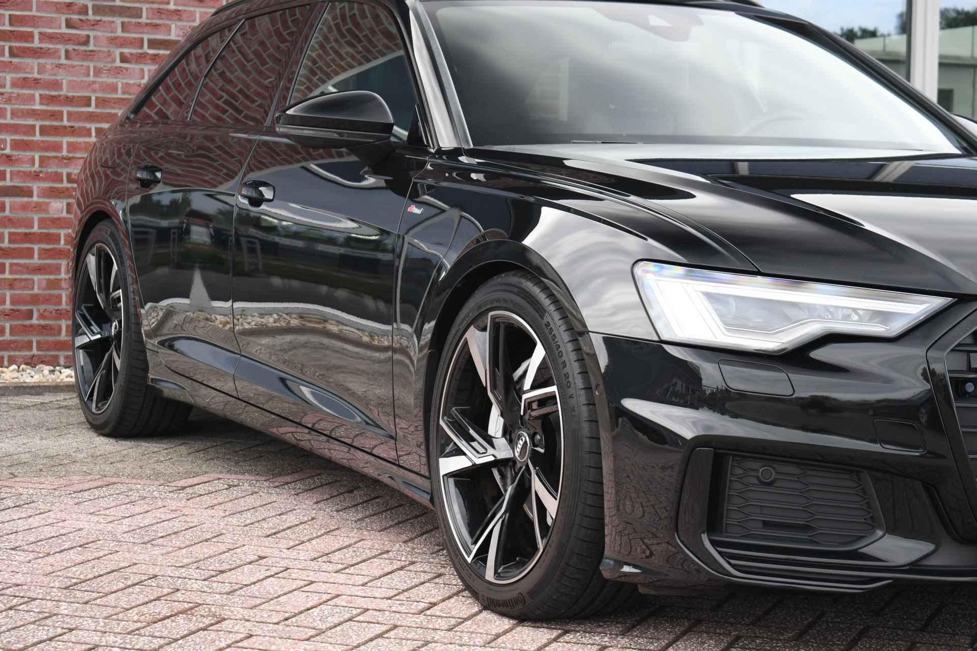 Audi A6 Avant 50 TDI 286pk quattro S-Line Pano B&O m-LED 360 ACC Optic-Black - 7/78