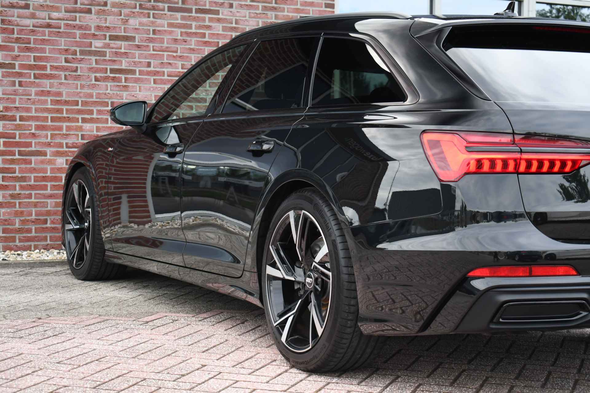 Audi A6 Avant 50 TDI 286pk quattro S-Line Pano B&O m-LED 360 ACC Optic-Black - 8/78