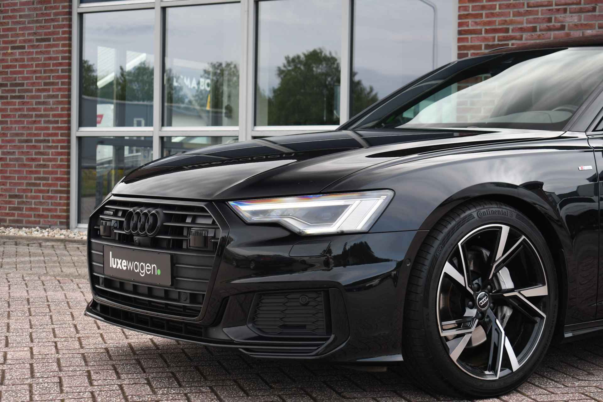 Audi A6 Avant 50 TDI 286pk quattro S-Line Pano B&O m-LED 360 ACC Optic-Black - 21/78