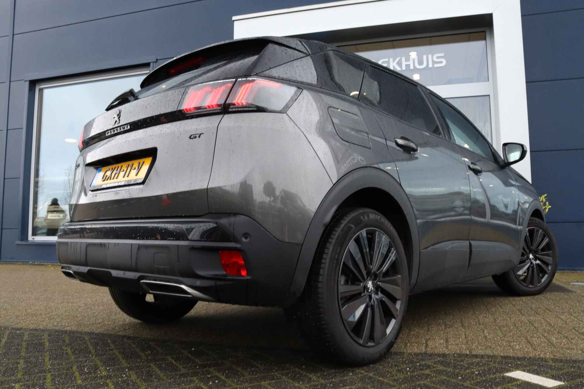 Peugeot 3008 1.2 PureTech GT | Blackpack | Stoelverwarming | Camera | ACC | Elektr. klep | Keyless | PDC V/A | Carplay | Navi - 14/45