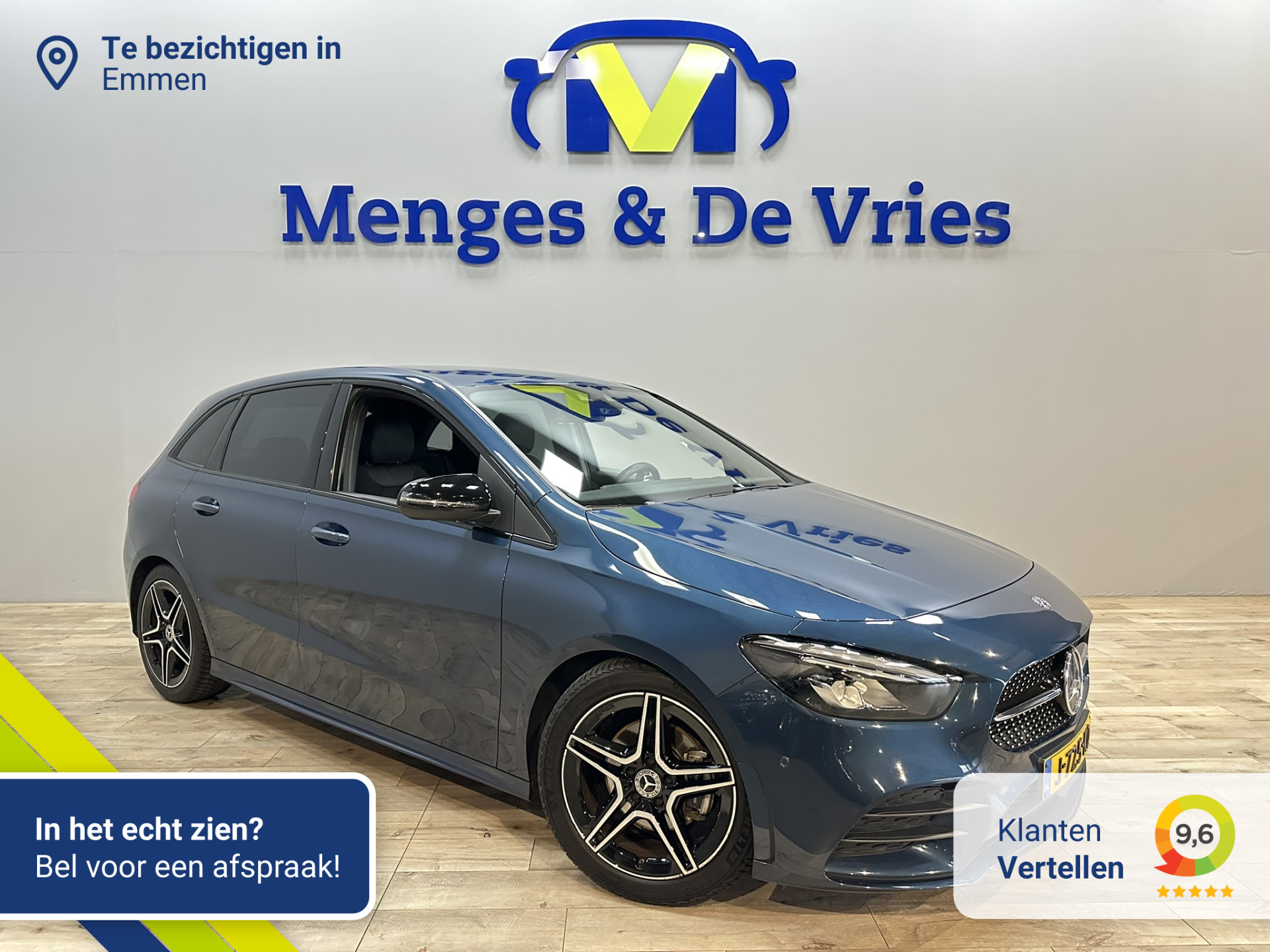 Mercedes-Benz B-Klasse 180 Business Solution AMG AMG Line | Airco ECC | LED | Widescreen | Sfeer | Camera | Cruise Control | Navigatie | Apple Carplay Android Auto | Isofix |