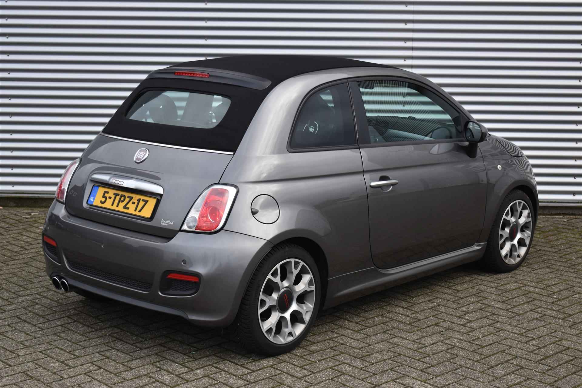 Fiat 500C TwinAir Turbo 500S | Cabrio | Half leder | Climate Control | Parkeersensoren | 12 mnd BOVAG garantie | Origineel NL - 4/27