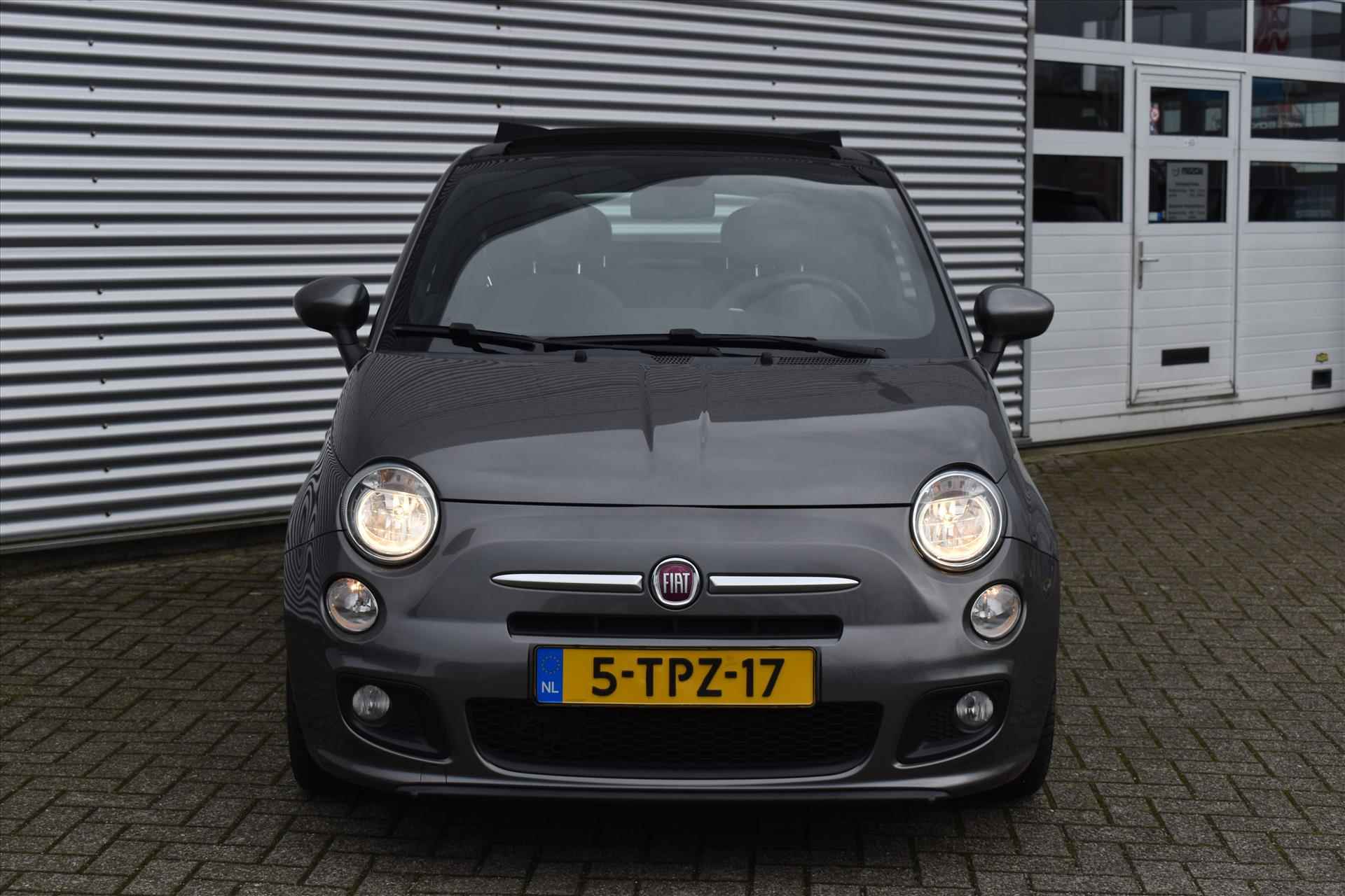 Fiat 500C TwinAir Turbo 500S | Cabrio | Half leder | Climate Control | Parkeersensoren | 12 mnd BOVAG garantie | Origineel NL - 5/27