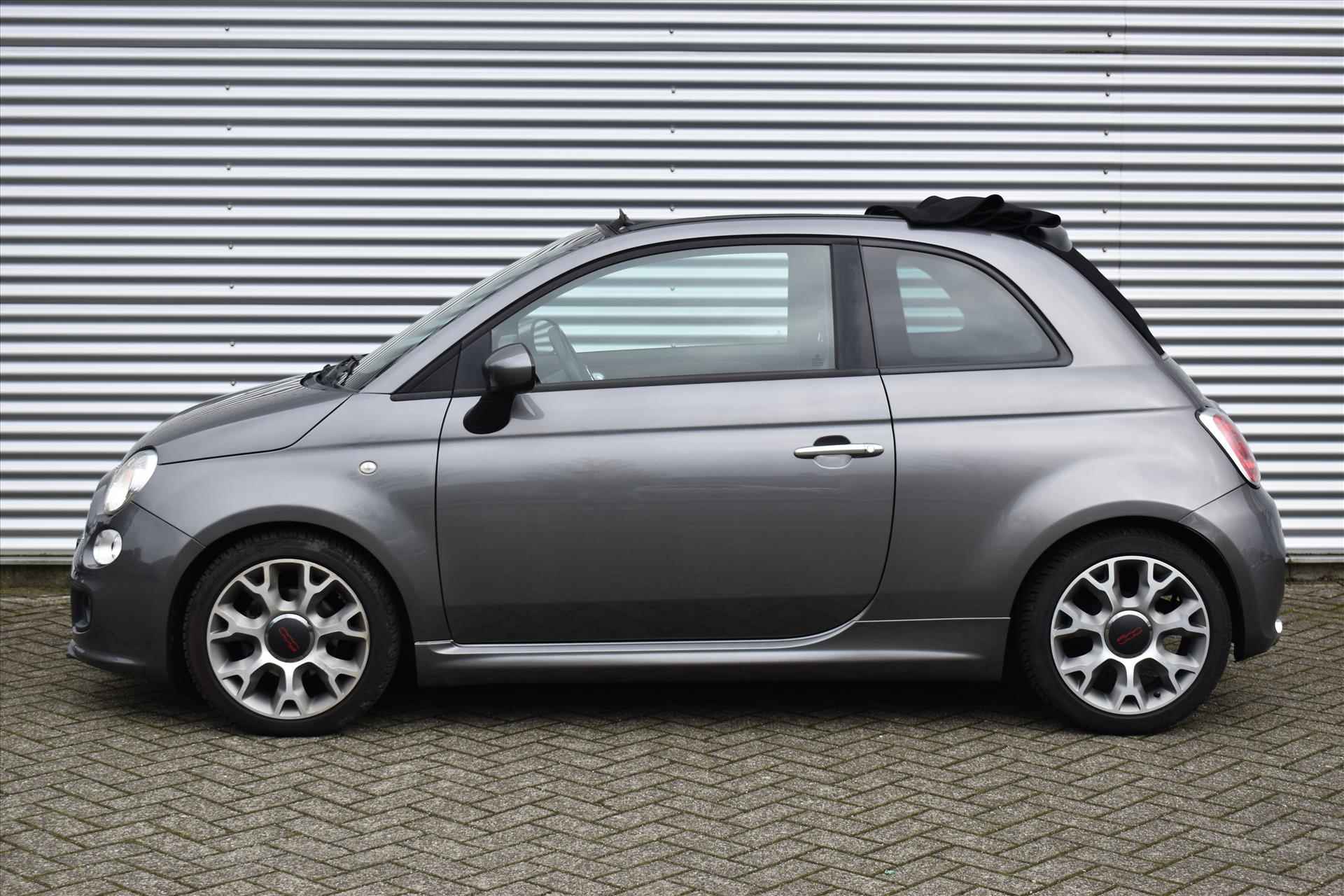 Fiat 500C TwinAir Turbo 500S | Cabrio | Half leder | Climate Control | Parkeersensoren | 12 mnd BOVAG garantie | Origineel NL - 6/27