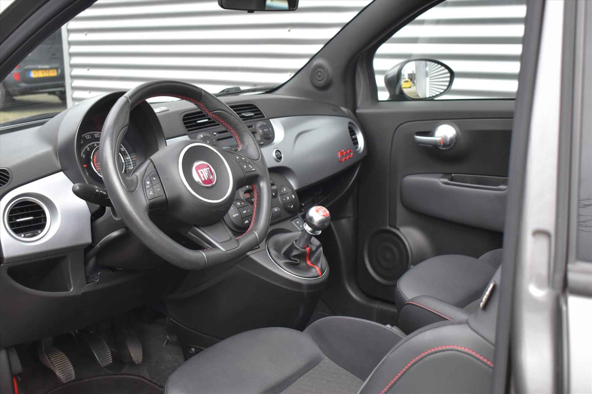 Fiat 500C TwinAir Turbo 500S | Cabrio | Half leder | Climate Control | Parkeersensoren | 12 mnd BOVAG garantie | Origineel NL - 10/27