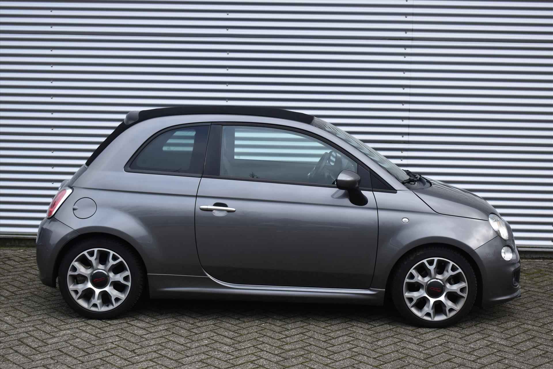 Fiat 500C TwinAir Turbo 500S | Cabrio | Half leder | Climate Control | Parkeersensoren | 12 mnd BOVAG garantie | Origineel NL - 23/27