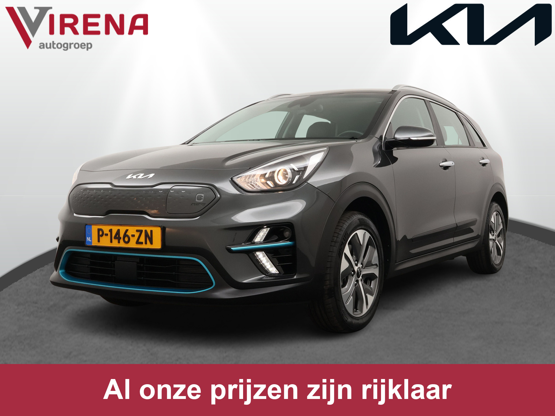 Kia e-Niro DynamicLine 64 kWh *€2000 Subsidie beschikbaar* - Navigatie - Camera - Climate control - Apple Carplay/Android Auto - Fabrieksgarantie tot 07-2029