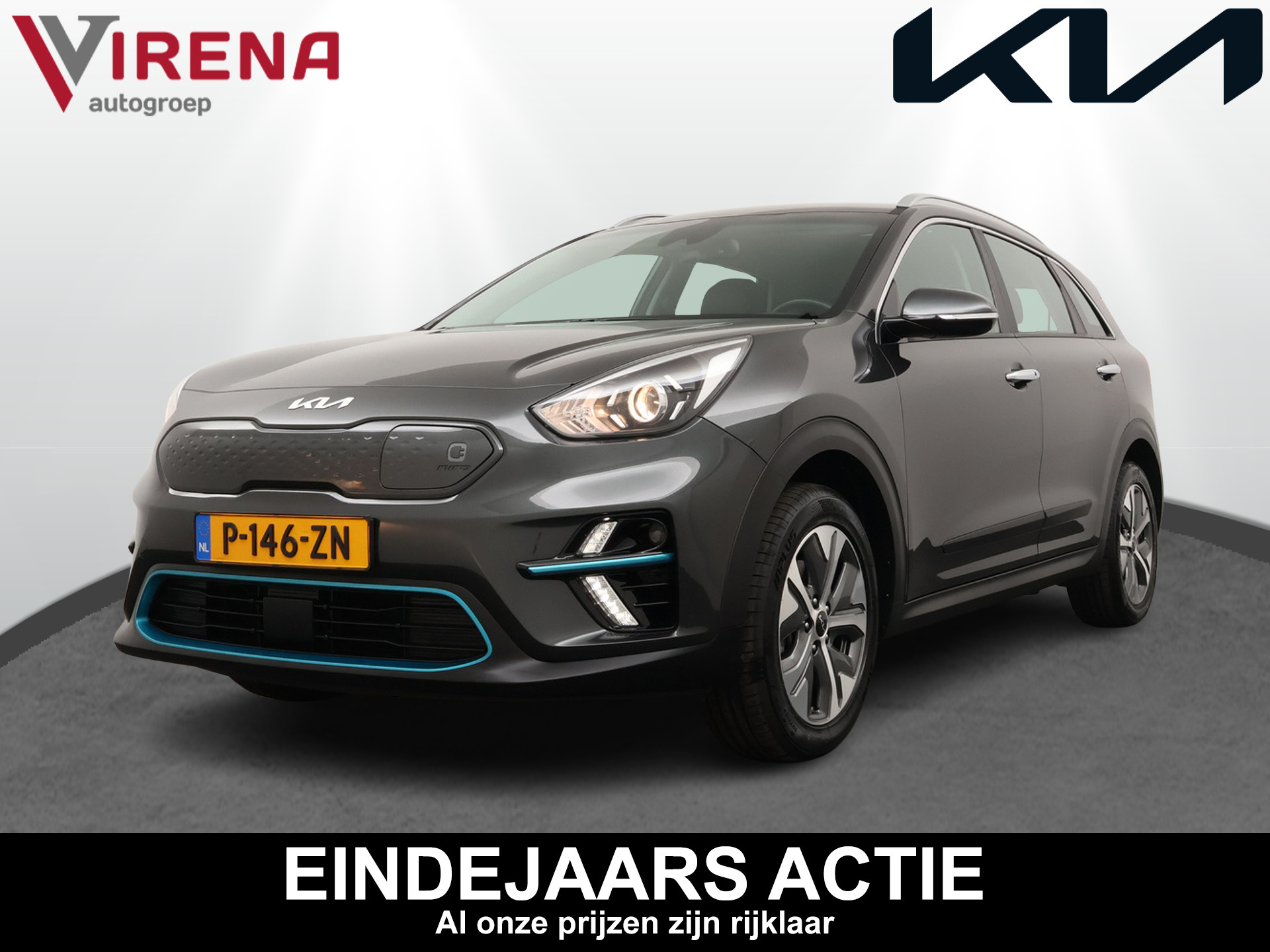 Kia e-Niro DynamicLine 64 kWh *€2000 Subsidie beschikbaar* - Navigatie - Camera - Climate control - Apple Carplay/Android Auto - Fabrieksgarantie tot 07-2029