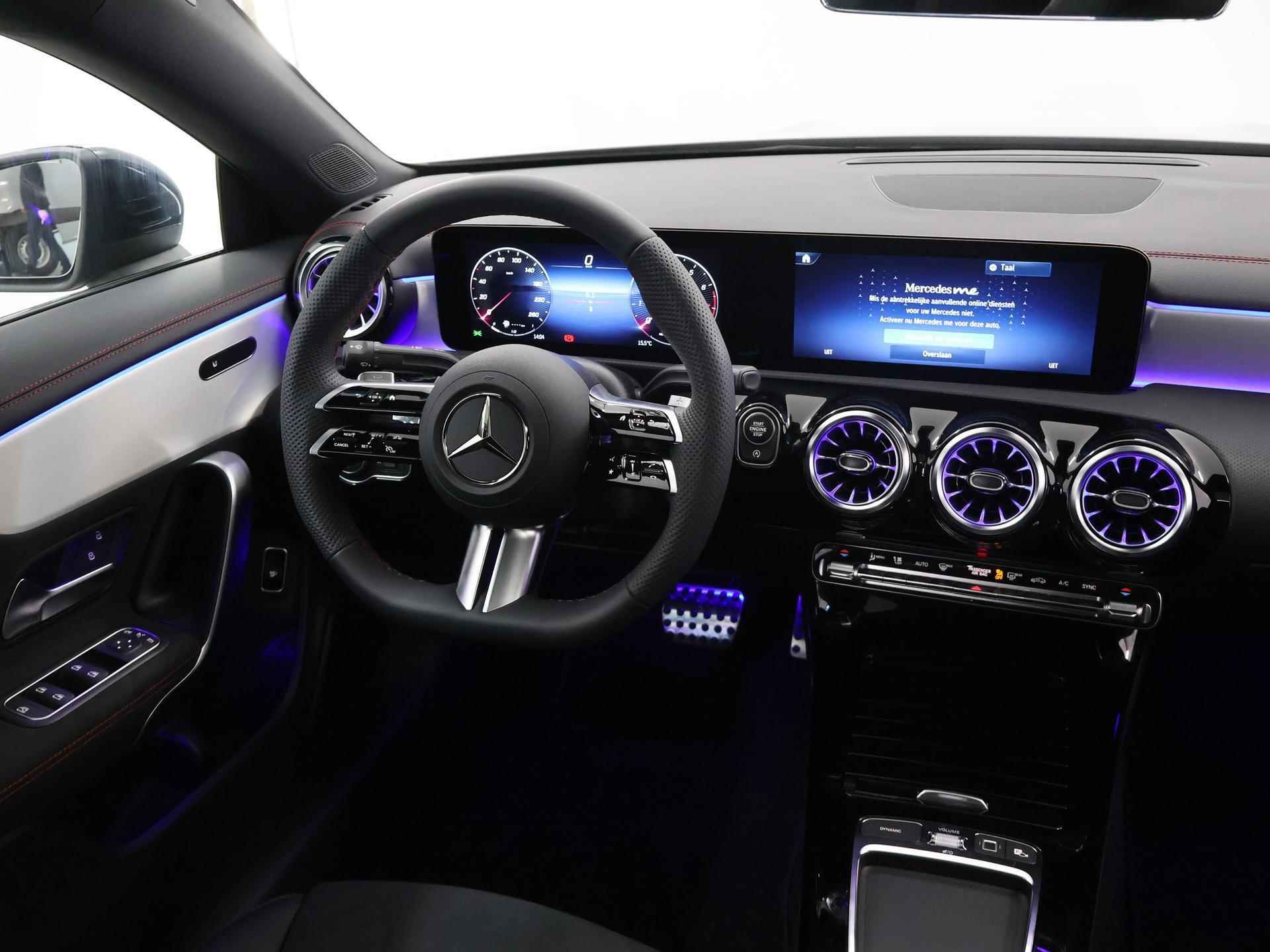 Mercedes-Benz CLA 180 Star Edition AMG Line | Panoramadak | 18-Inch | Nightpakket | Sfeerverlichting |  Keyless-Go | DAB+ - 10/46