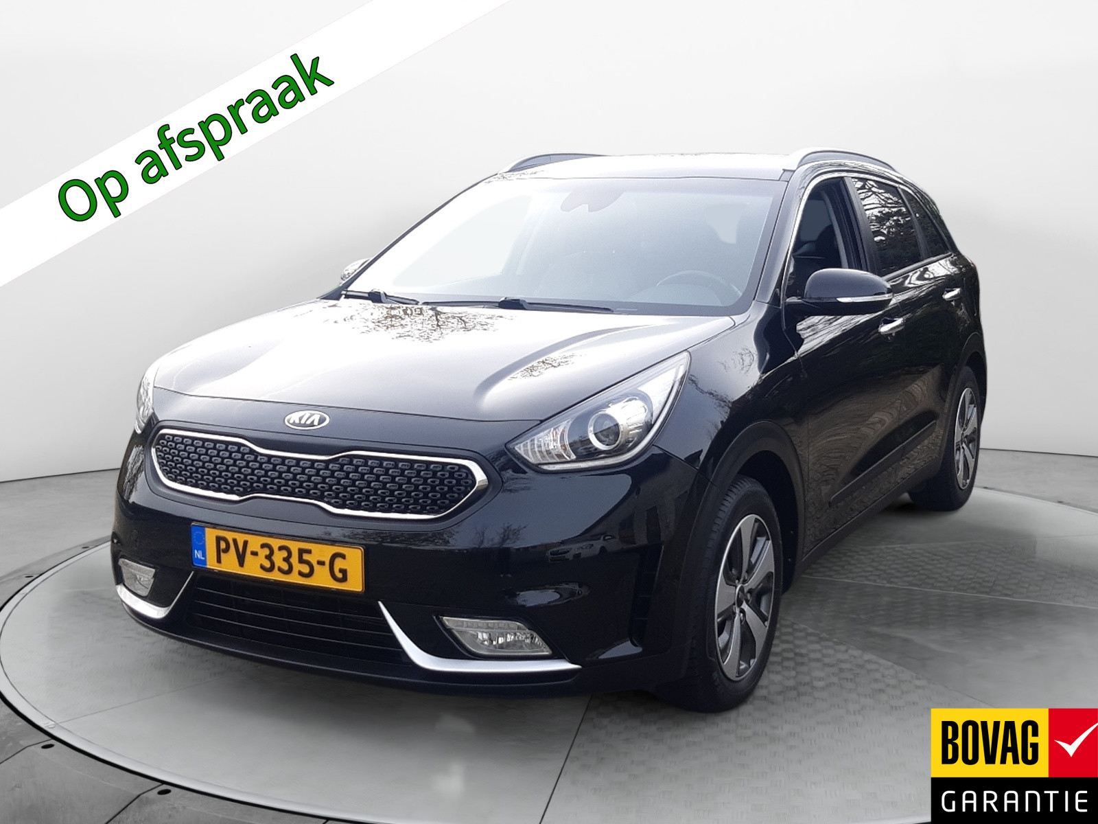 Kia Niro 1.6 GDi Hybrid DynamicLine (105 PK) 1e-Eig, Kia-Dealer-Onderh, 12-Mnd-BOVAG, NL-Auto, Trekhaak, Navigatie/Apple-Carplay/Android-Auto, Cruisecontrol, Achteruitrijcamera, Parkeersensoren, Licht-Zicht-Pakket, Lm-Velgen-16Inch, Privacy-Glas