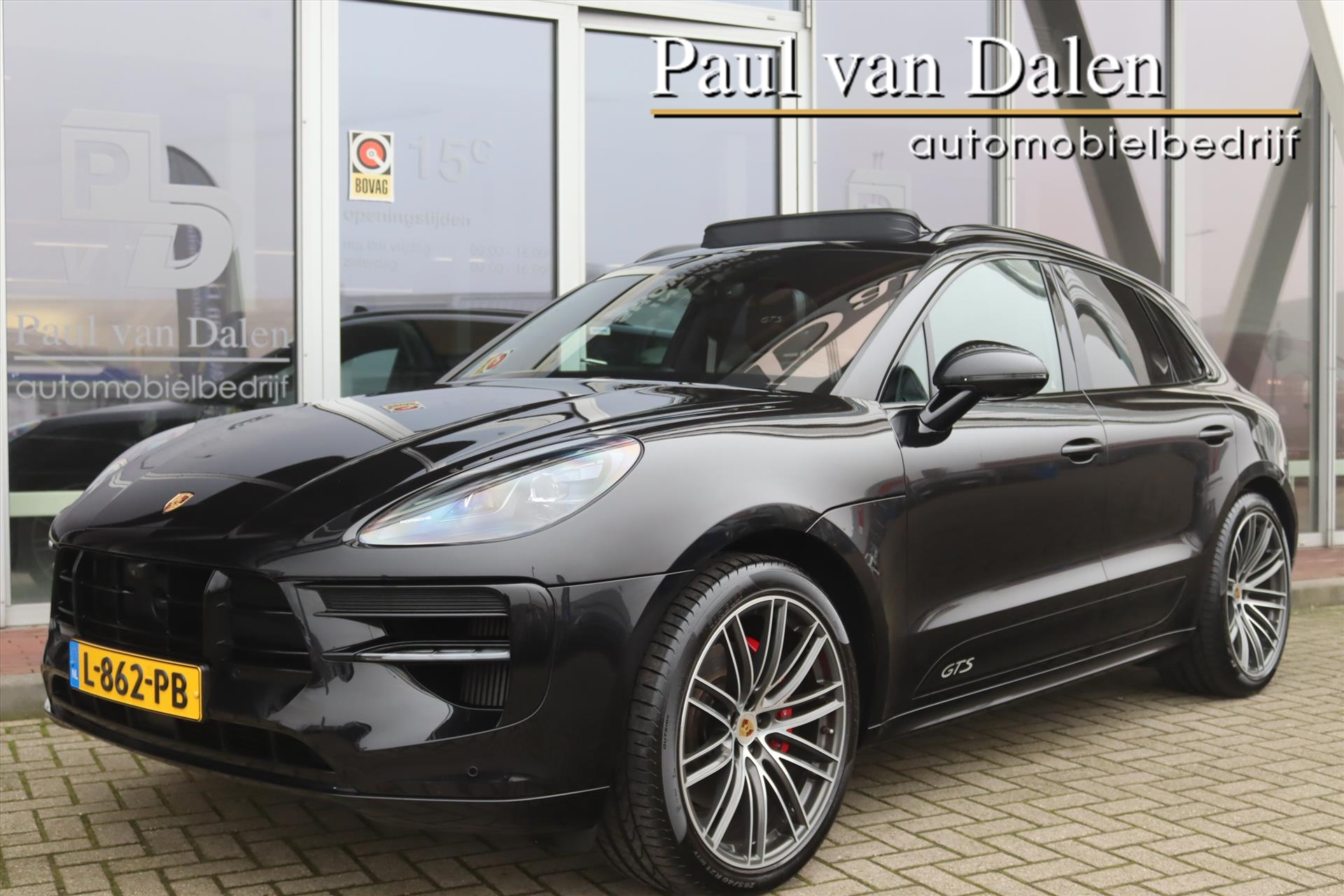 Porsche Macan 2.9 GTS 380PK Panodak | Sport Chrono | Luchtvering | BOSE | ACC | 21 Inch | 18 Voudig | 360 Camera | Stoelen v-a verwarmd | NL Auto |