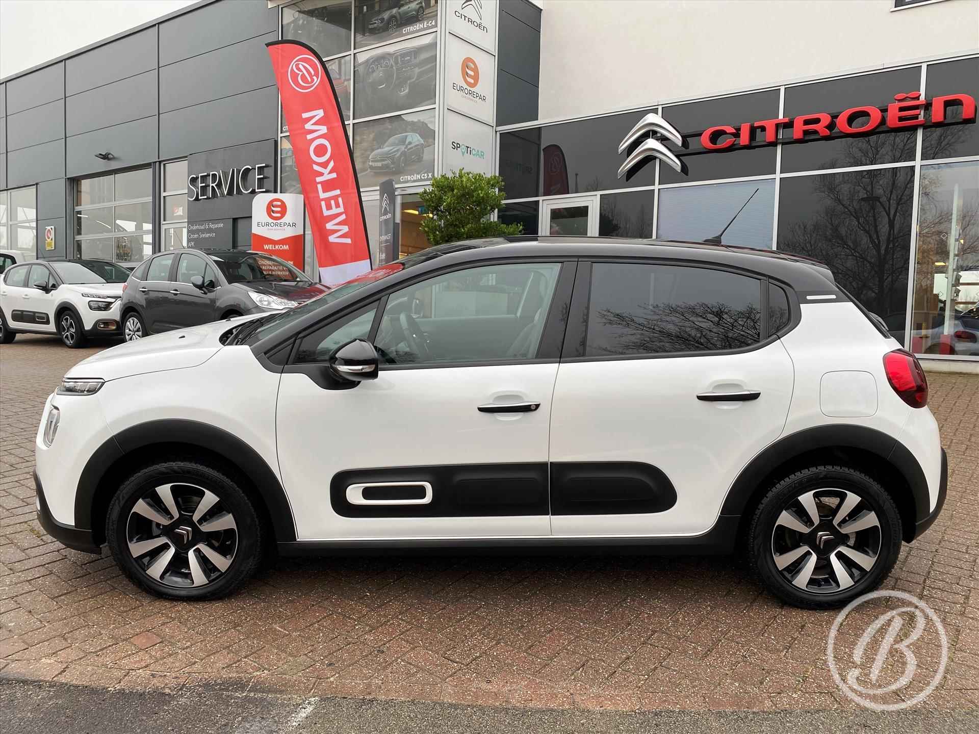 CITROEN C3 1.2 Turbo 110pk EAT6 Automaat Shine | comfort seats wood, keyless, dab, navigatie via apple carplay of android auto, 16 inch velgen, parkeersensoren - 3/57