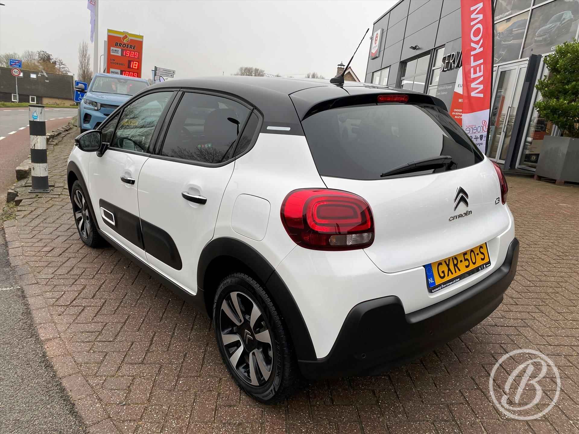 CITROEN C3 1.2 Turbo 110pk EAT6 Automaat Shine | comfort seats wood, keyless, dab, navigatie via apple carplay of android auto, 16 inch velgen, parkeersensoren - 4/57