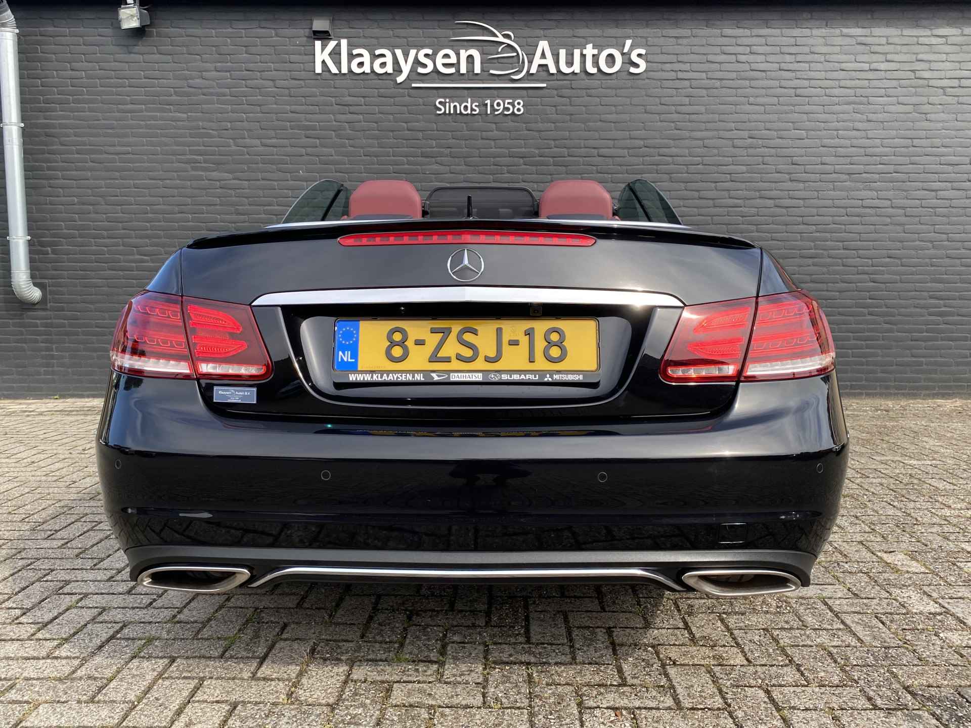 Mercedes-Benz E-Klasse Cabrio 200 Prestige AUT. | rood leder interieur | airscarf | memory stoelen | led koplampen | camera - 7/45