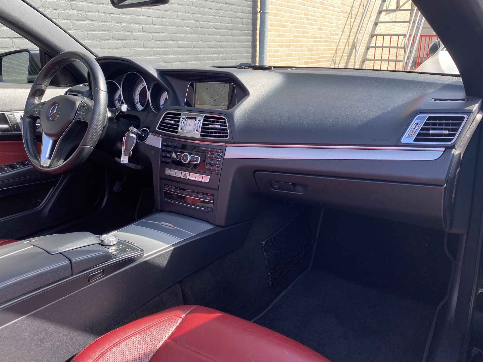 Mercedes-Benz E-Klasse Cabrio 200 Prestige AUT. | rood leder interieur | airscarf | memory stoelen | led koplampen | camera - 20/45