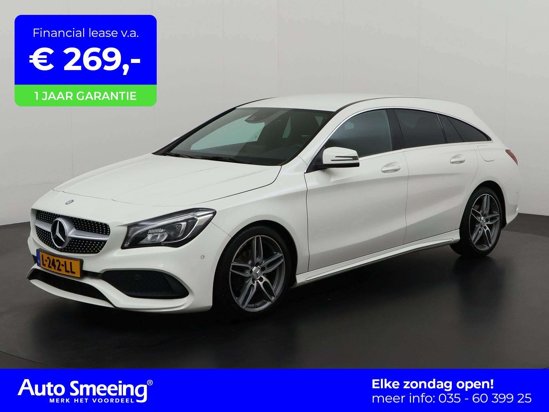 Mercedes-Benz CLA-klasse Shooting Brake 200 Prestige AMG Line | Elek achterklep | Navigatie | Zondag Open!