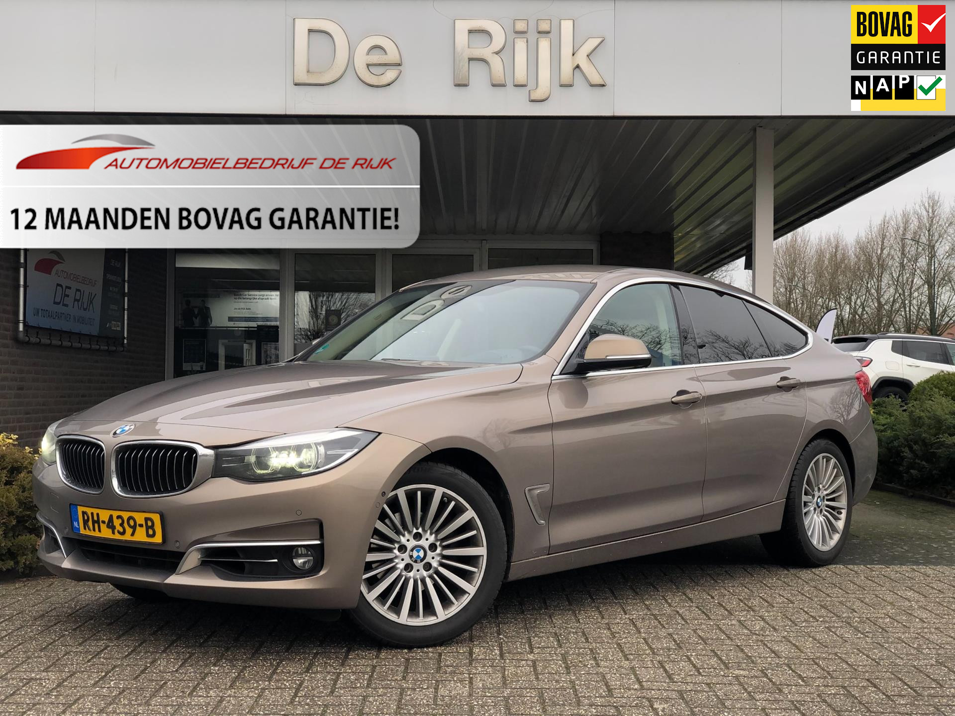 BMW 3-serie Gran Turismo 320i High Executive | Leder, Navi, Camera, Stoelverw., Head-Up, El. Trekhaak + Stoelen | Dealeronderh. |