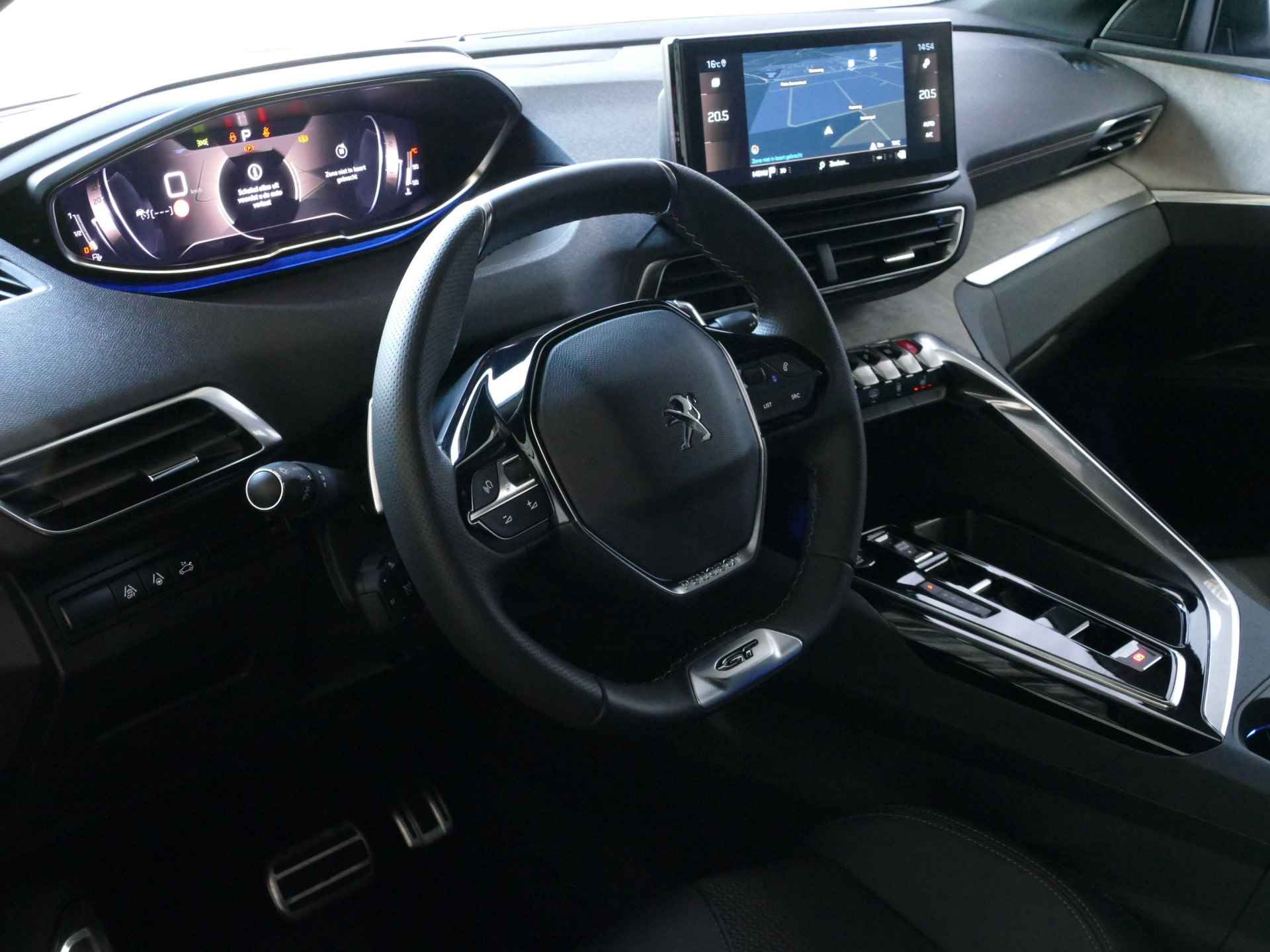 Peugeot 5008 GT 7P CAMERA NAVI I-COCKPIT LED ELEK.KLEP STOELVERW. LEER LED 12/2023 7PERS 7PERSOONS - 10/88