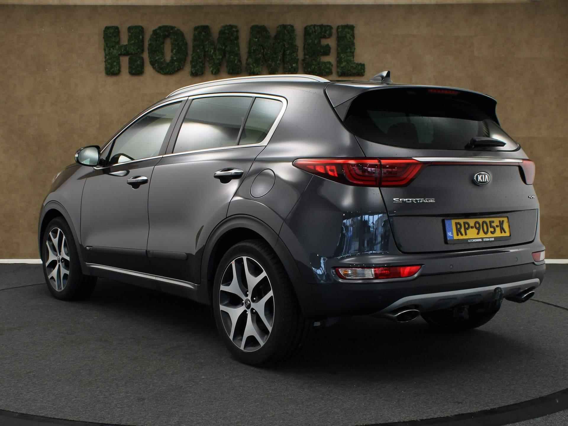 Kia Sportage 1.6 T-GDI 4WD GT-Line  -ORIGINEEL NEDERLANDSE AUTO - VASTE TREKHAAK - TREKGEWICHT 1600 KG - 4 WD - LEDEREN BEKLEDING - PANORAMADAK - 19 INCH LICHT METALEN VELGEN - ACHTERBANK VERWARMD - PARKEERSENSENSOREN VOOR/ ACHTER - 5/47