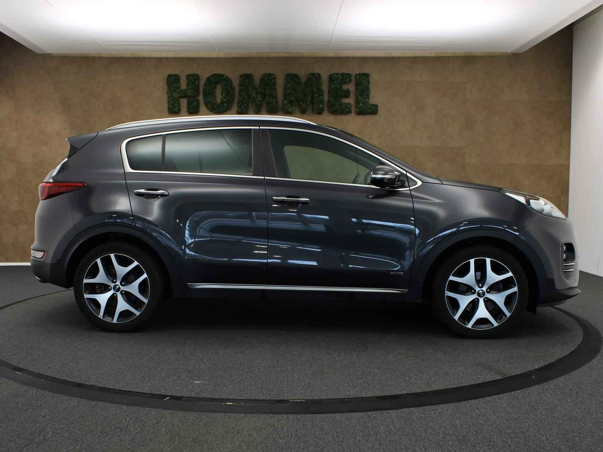 Kia Sportage 1.6 T-GDI 4WD GT-Line  -ORIGINEEL NEDERLANDSE AUTO - VASTE TREKHAAK - TREKGEWICHT 1600 KG - 4 WD - LEDEREN BEKLEDING - PANORAMADAK - 19 INCH LICHT METALEN VELGEN - ACHTERBANK VERWARMD - PARKEERSENSENSOREN VOOR/ ACHTER - 6/47