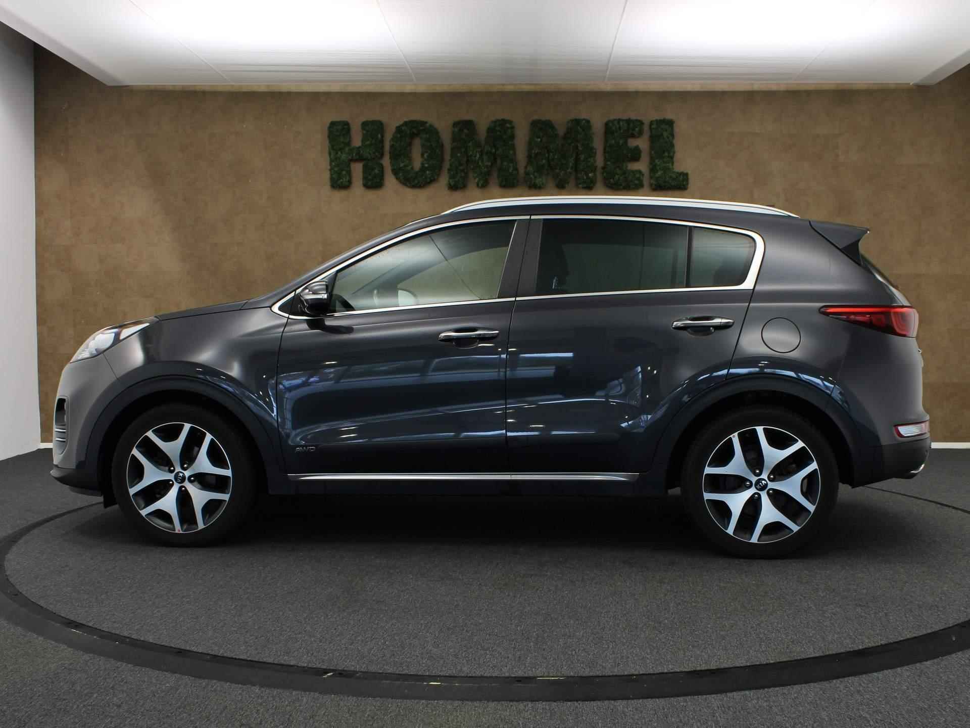 Kia Sportage 1.6 T-GDI 4WD GT-Line  -ORIGINEEL NEDERLANDSE AUTO - VASTE TREKHAAK - TREKGEWICHT 1600 KG - 4 WD - LEDEREN BEKLEDING - PANORAMADAK - 19 INCH LICHT METALEN VELGEN - ACHTERBANK VERWARMD - PARKEERSENSENSOREN VOOR/ ACHTER - 7/47