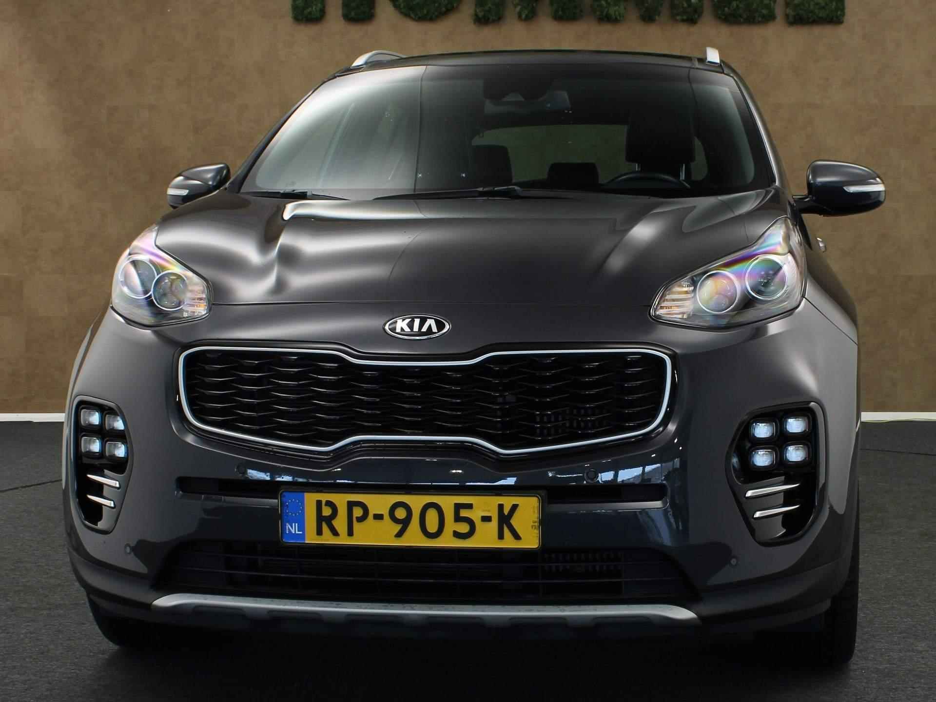 Kia Sportage 1.6 T-GDI 4WD GT-Line  -ORIGINEEL NEDERLANDSE AUTO - VASTE TREKHAAK - TREKGEWICHT 1600 KG - 4 WD - LEDEREN BEKLEDING - PANORAMADAK - 19 INCH LICHT METALEN VELGEN - ACHTERBANK VERWARMD - PARKEERSENSENSOREN VOOR/ ACHTER - 8/47