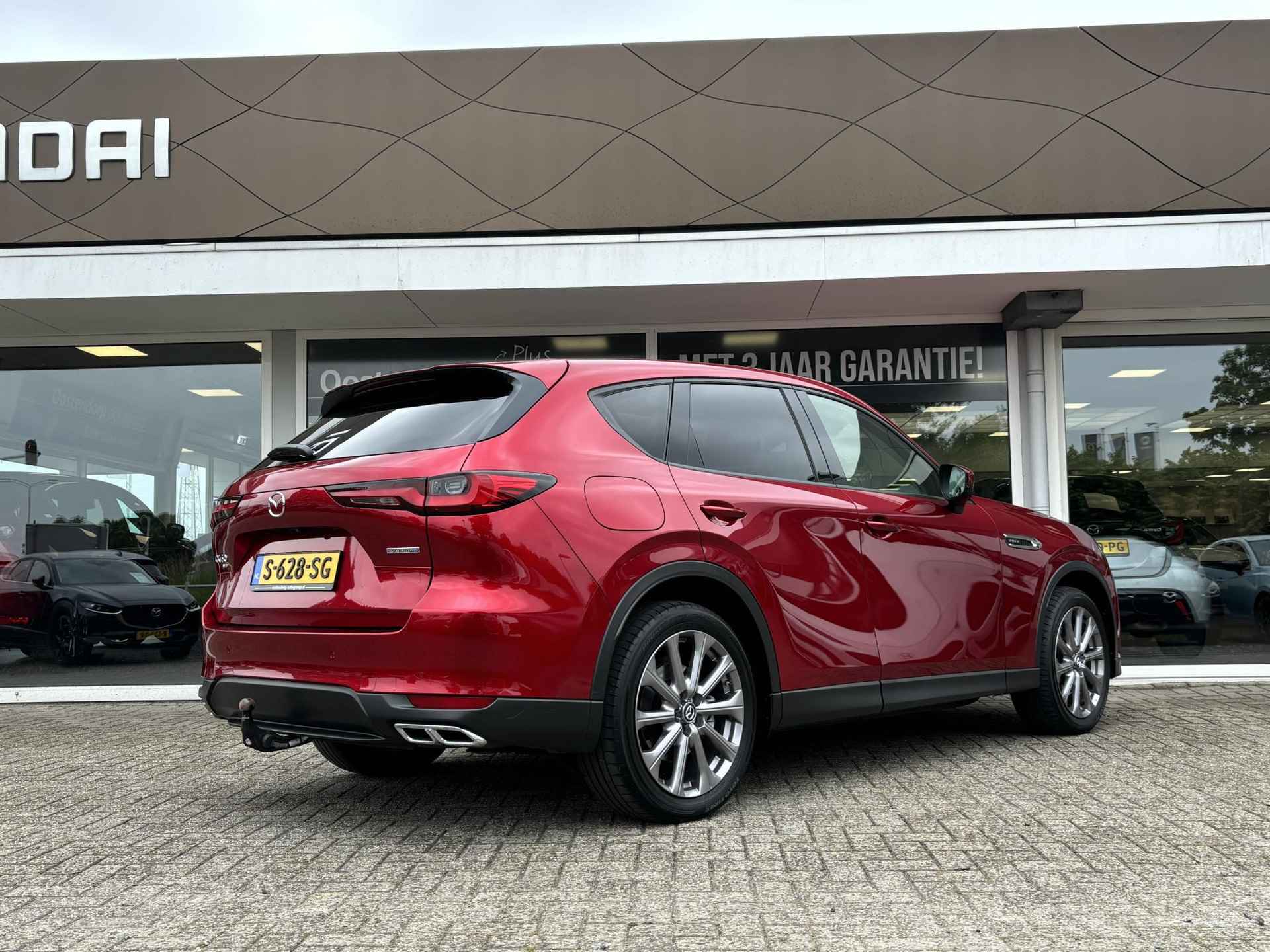 Mazda CX-60 2.5 e-SkyActiv PHEV Exclusive-Line Schuifdak| Automaat | Navigatie | Cruise Control Adaptief | Climate Control | Parkeersensoren | Parkeercamera | Trekhaak! | 36Mnd. Garantie | Rijklaar! | - 9/33