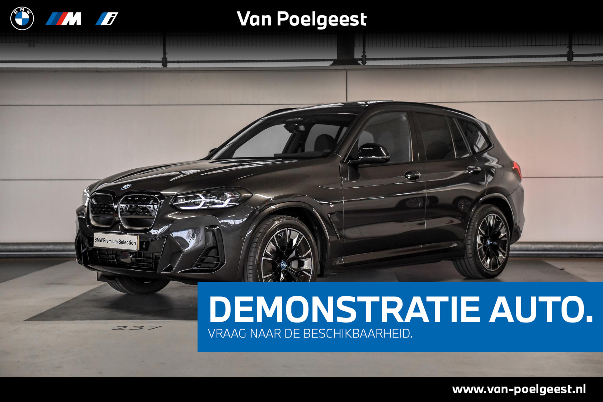 BMW iX3 High Executive Edition 80 kWh | Trekhaak met elektrisch wegklapbare kogel | BMW Head-Up Display