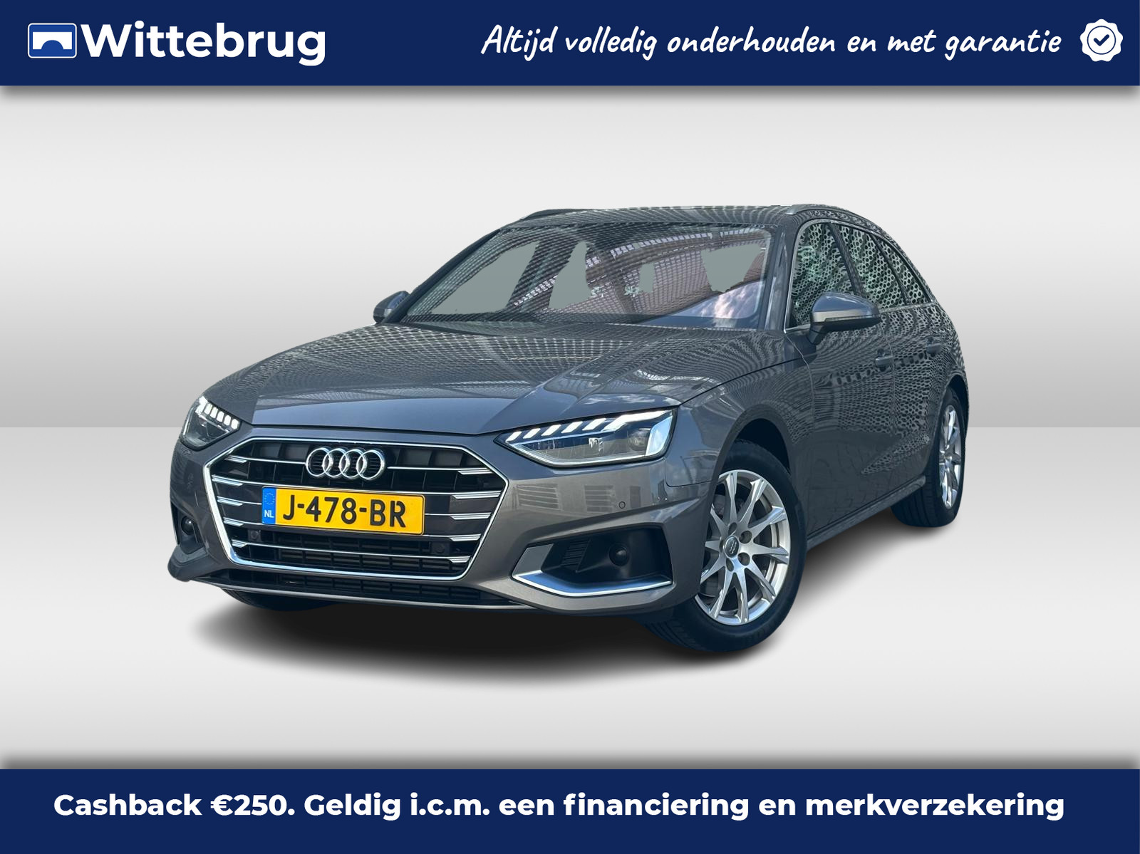 Audi A4 Avant 40 TFSI Launch edition Business AUT/ 190 PK !!/ Metallic/ Digitale Cockpit/ Sportstoel/ / Led/ Pano/ Elec. Klep/ Parkeersensor V. + A / 17 lmv