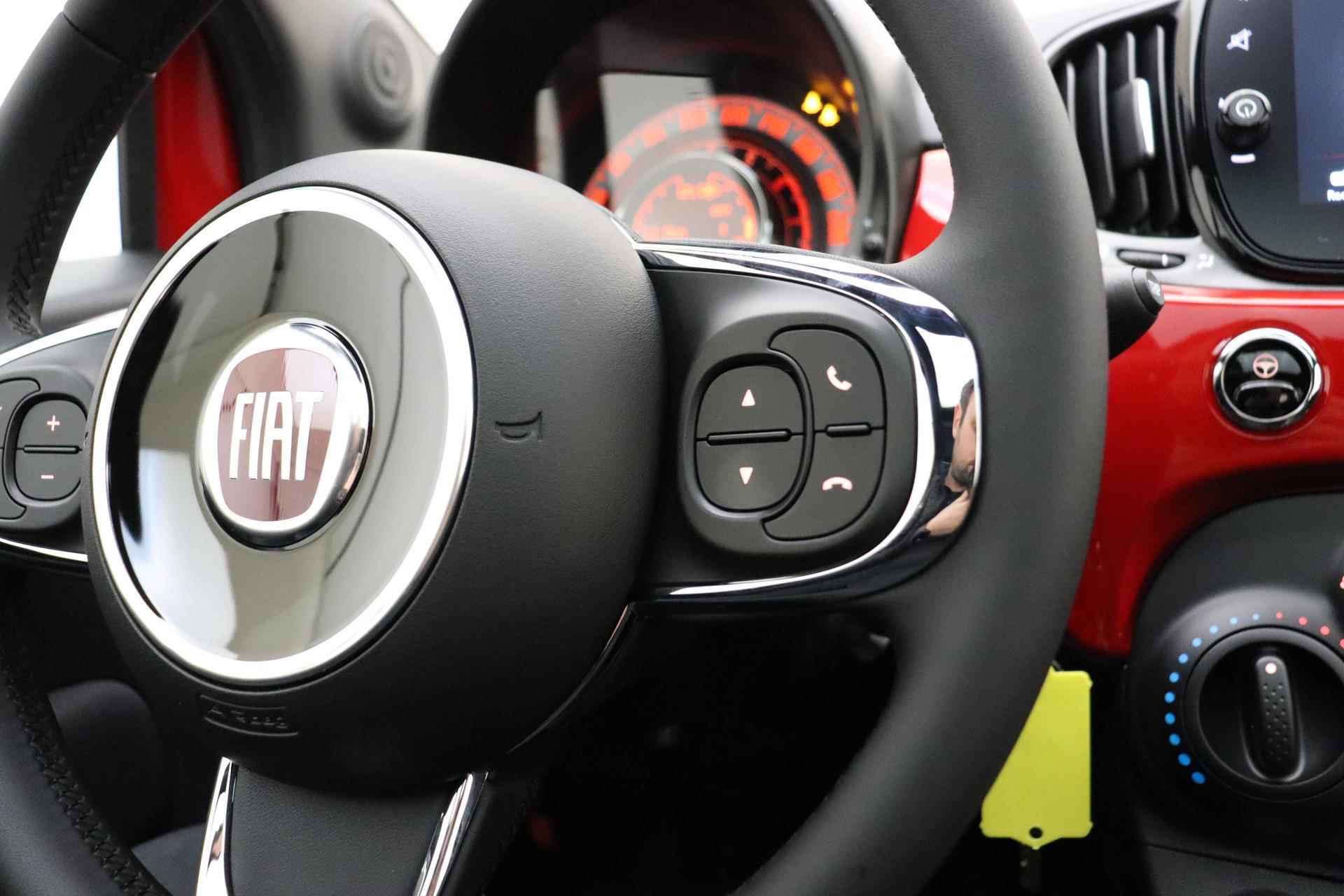 Fiat 500 1.0 Hybrid Dolcevita Finale | Snel leverbaar! | Apple Carplay/Android Auto | Panoramadak | Airco | Lichtmetalen velgen | Parkeersensoren achter | Cruise control - 30/35