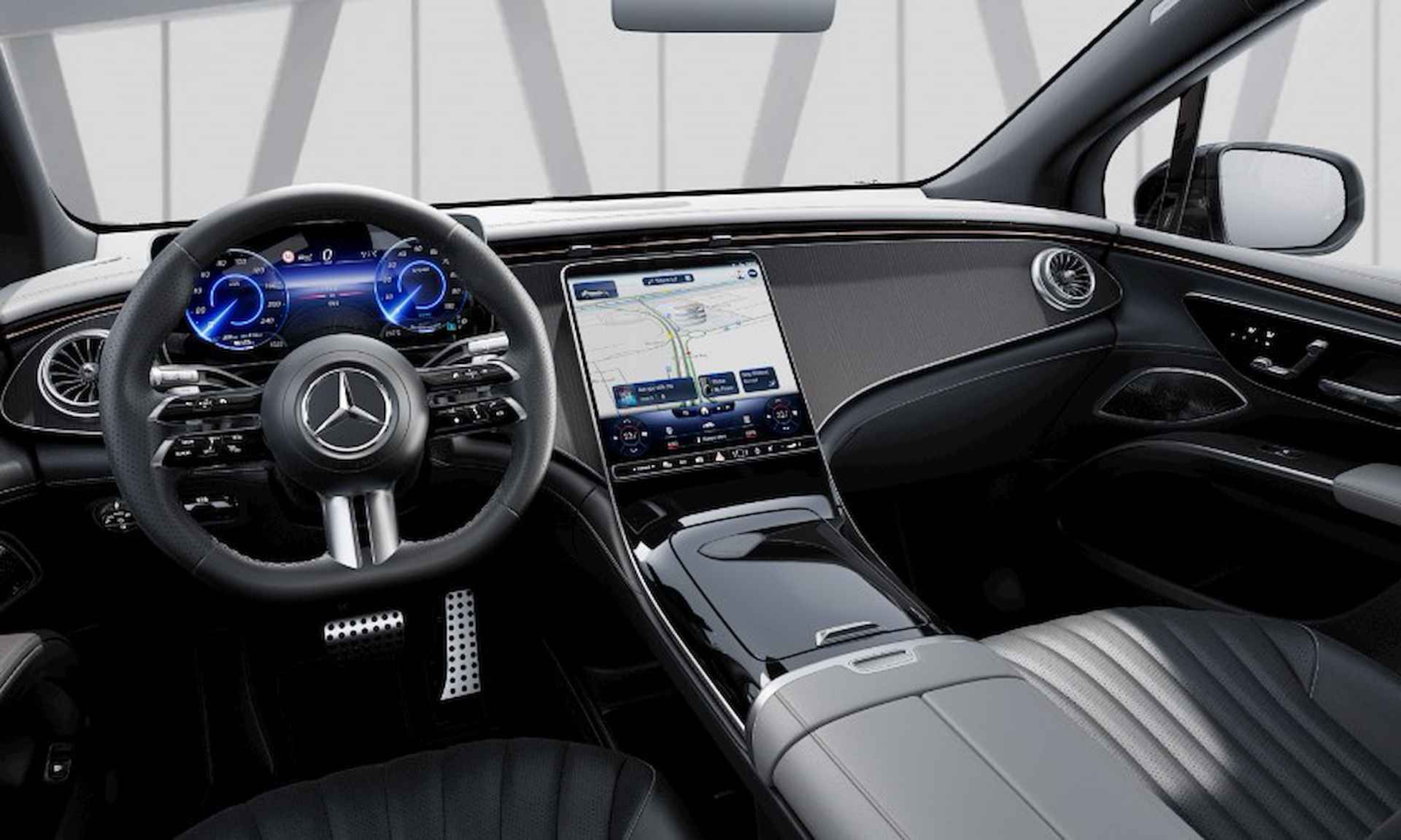 Mercedes-Benz EQS SUV 450 4-Matic AMG Line Premium Plus | Trekhaak | Panoramadak | Rij-assistentiepakket - 6/9