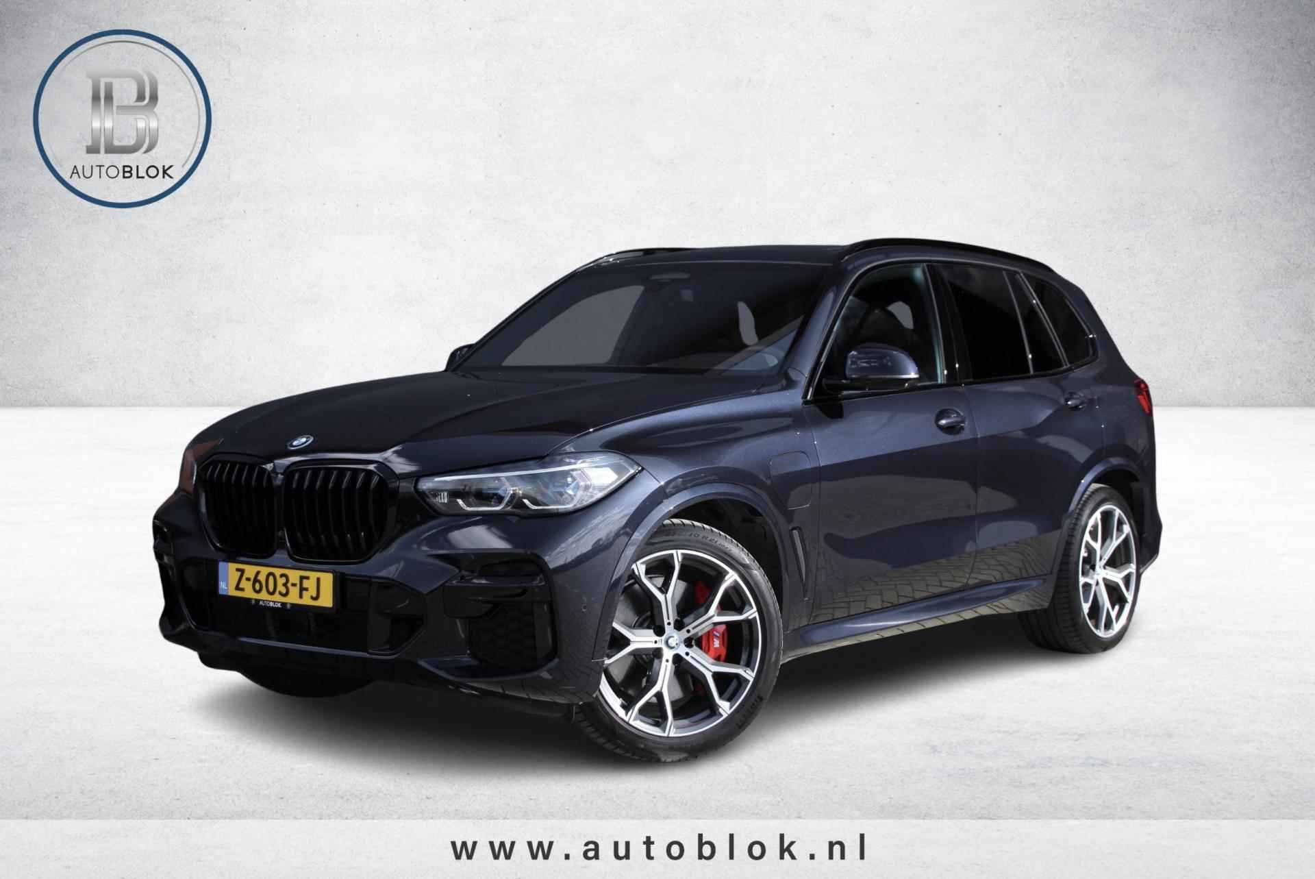 BMW X5 XDrive45e High Executive | Carbonzwart |M-sport | Pano | Laser | Sportstoelen - 1/43