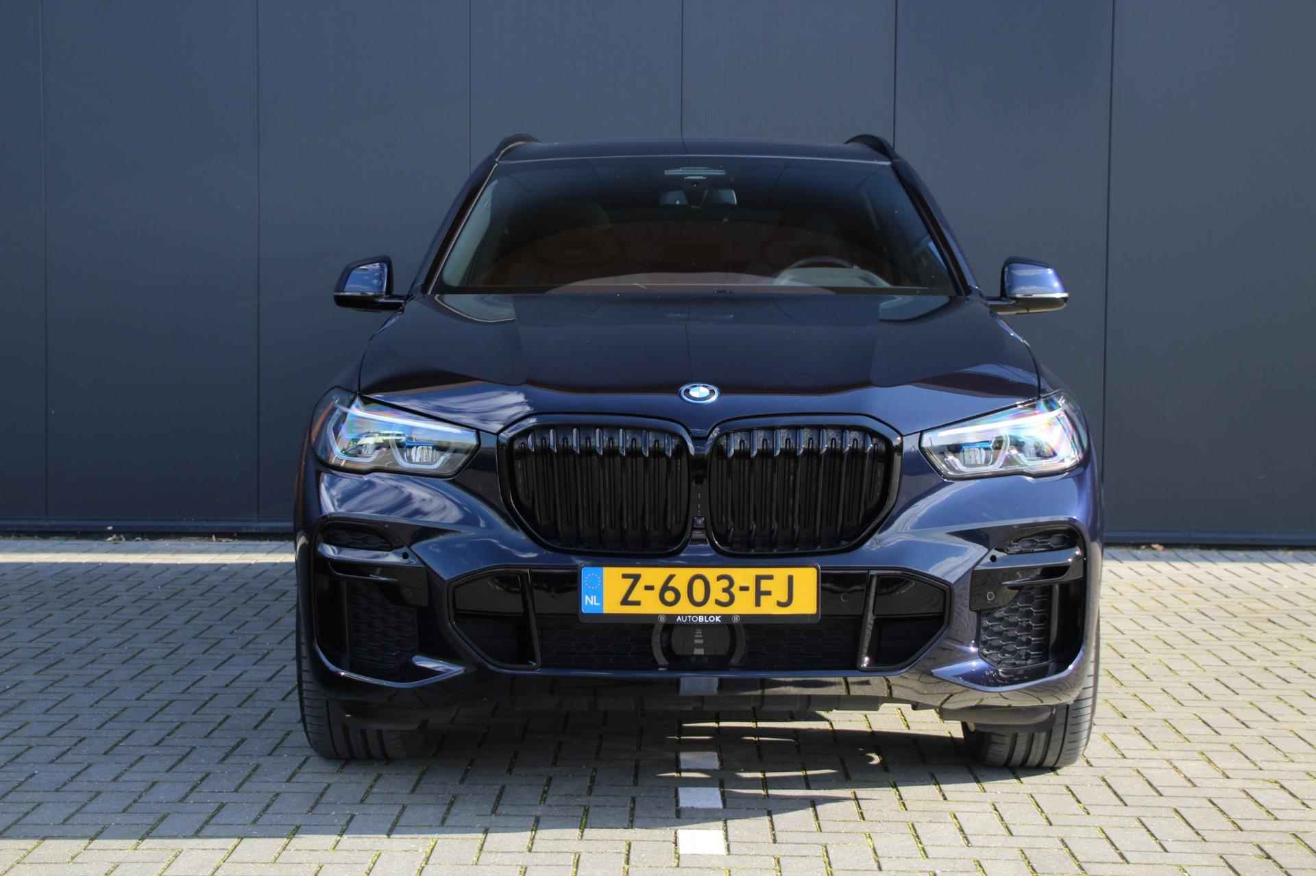 BMW X5 XDrive45e High Executive | Carbonzwart |M-sport | Pano | Laser | Sportstoelen - 4/43