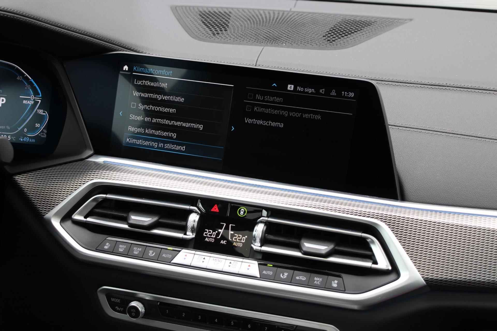 BMW X5 XDrive45e High Executive | Carbonzwart |M-sport | Pano | Laser | Sportstoelen - 36/43