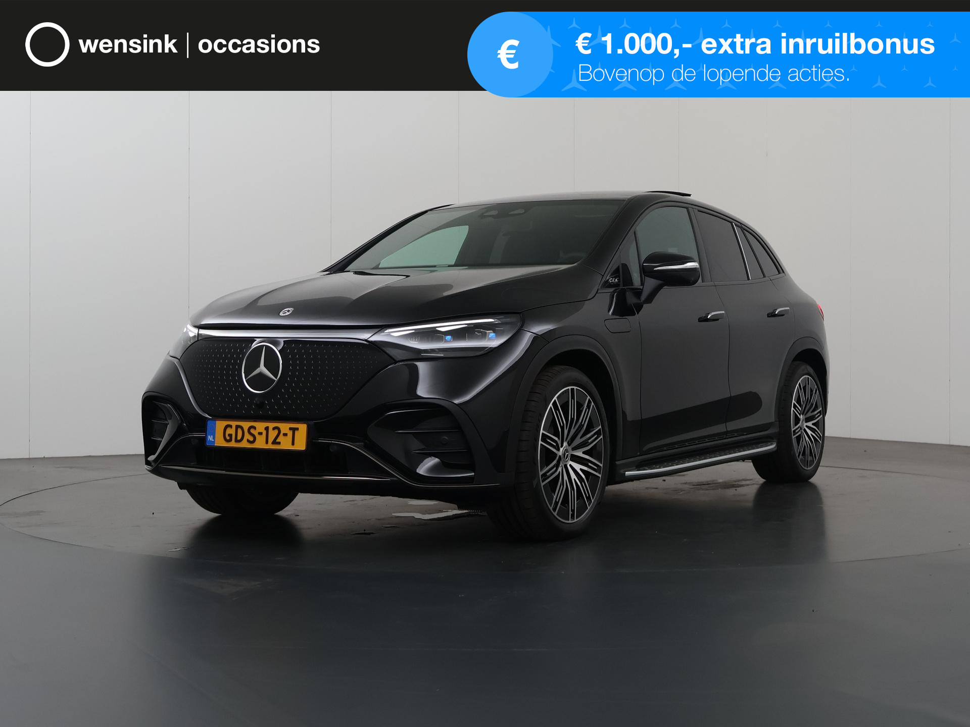 Mercedes-Benz EQE SUV 350 4Matic AMG Line 91 kWh | Memory stoelen | Trekhaak | Burmester | Apple Carplay / Android Auto | Luchtvering | 360 Camera | Sfeerverlichting |