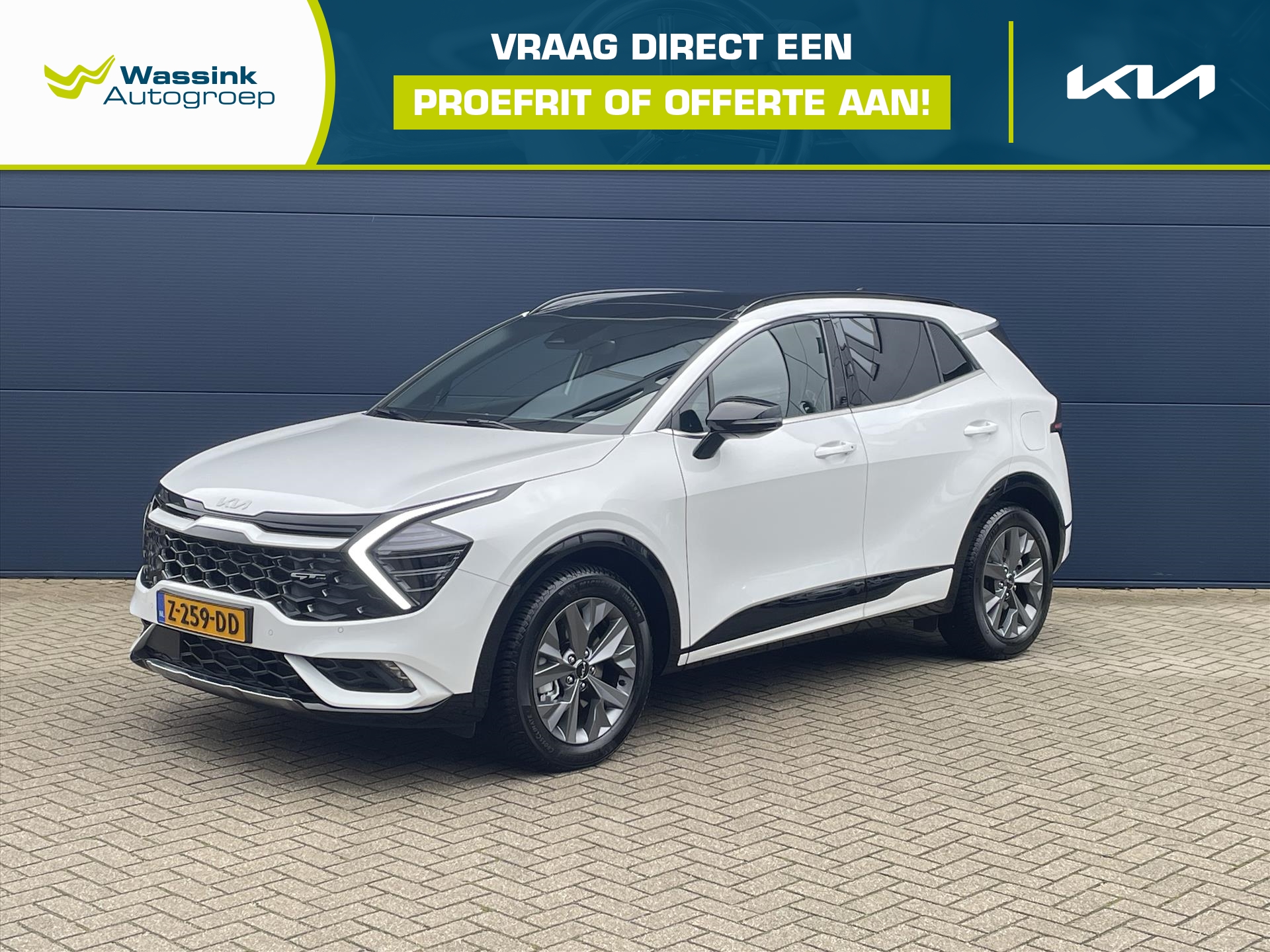 KIA Sportage 1.6 T-GDi 230pk Hybrid AT6 GT-Line | trekhaak 1650KG | BTW auto | NL auto Unieke stand!