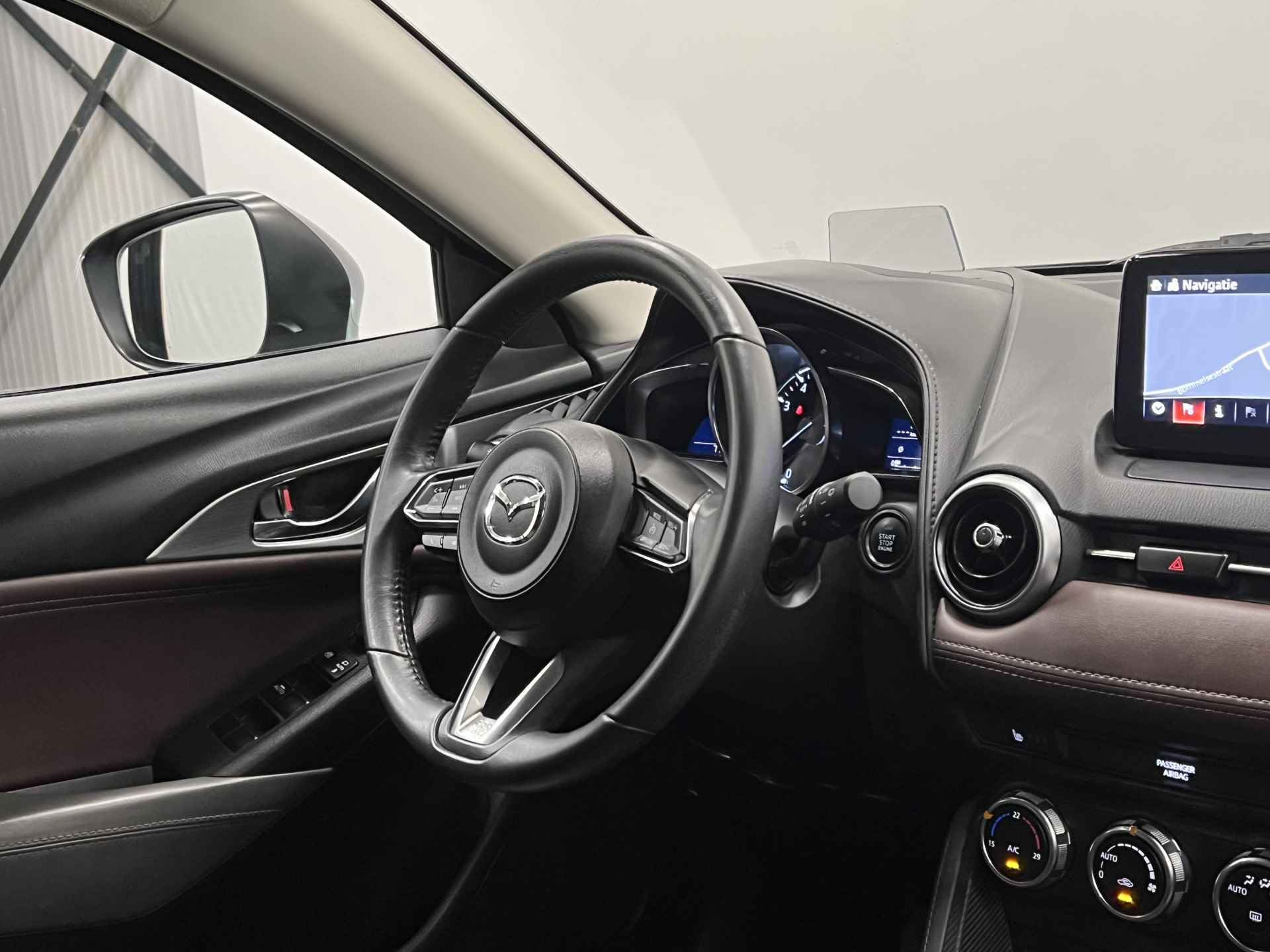 Mazda CX-3 2.0 SkyActiv-G 120 GT-Luxury | NAVIGATIE | TREKHAAK | ACHTERUITRIJCAMERA | PARKEER SENSOREN | - 35/43