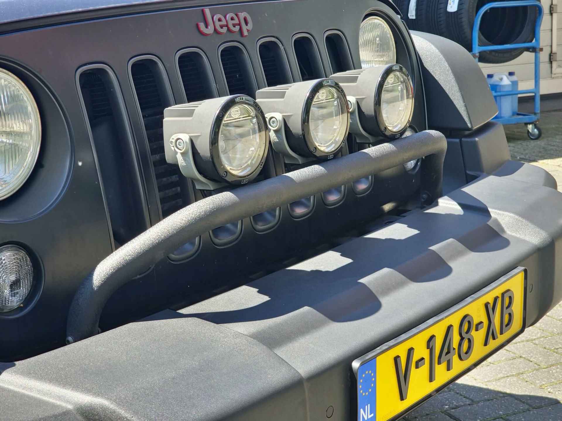 Jeep Wrangler 2.8 CRD Rubicon|Marge|Roofrack|sidebars|LED-bars|carplay|Camera|grijskenteken| - 23/25