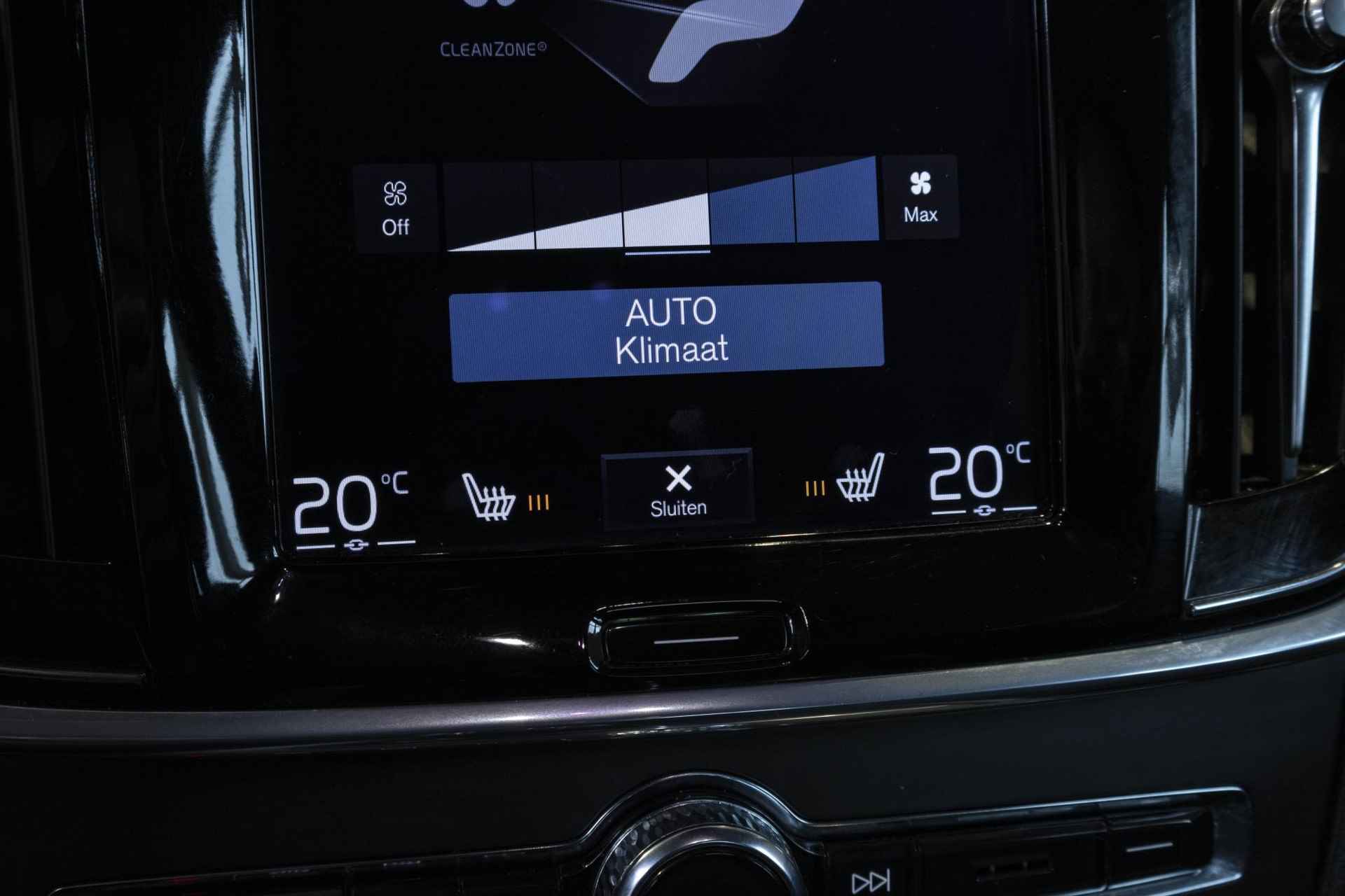 Volvo V90 T5 Automaat Momentum | Lederen bekleding | Stoelverwarming | Parkeercamera | Parkeersensoren voor + achter | Apple carplay/ Android auto | elektrisch bedienbare achterklep | BLIS | - 29/40