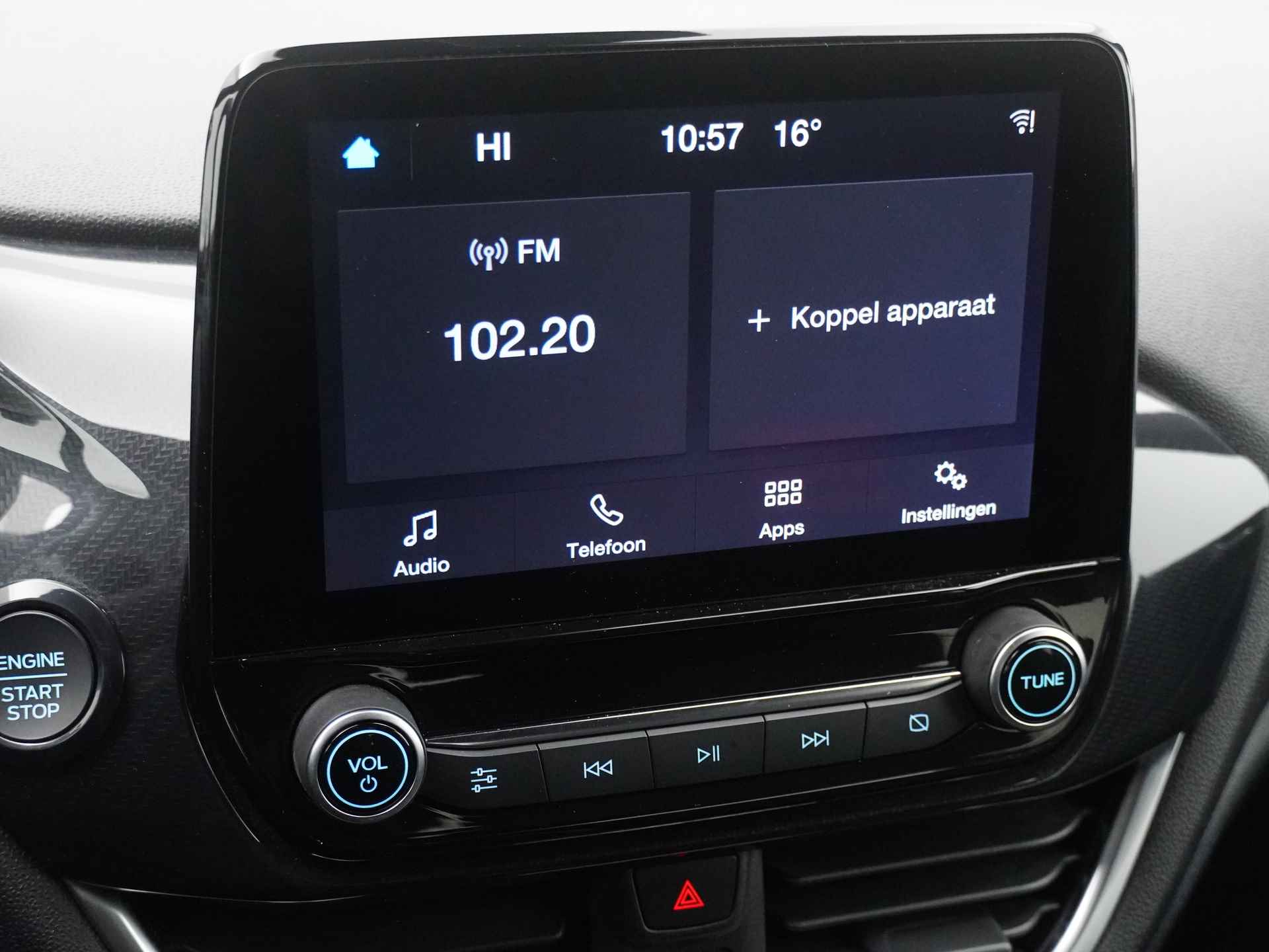 Ford Fiesta EcoBoost Hybrid 125 pk ST-Line | LED | Apple Carplay | 17" | Clima | Cruise | Pr. glass - 16/20
