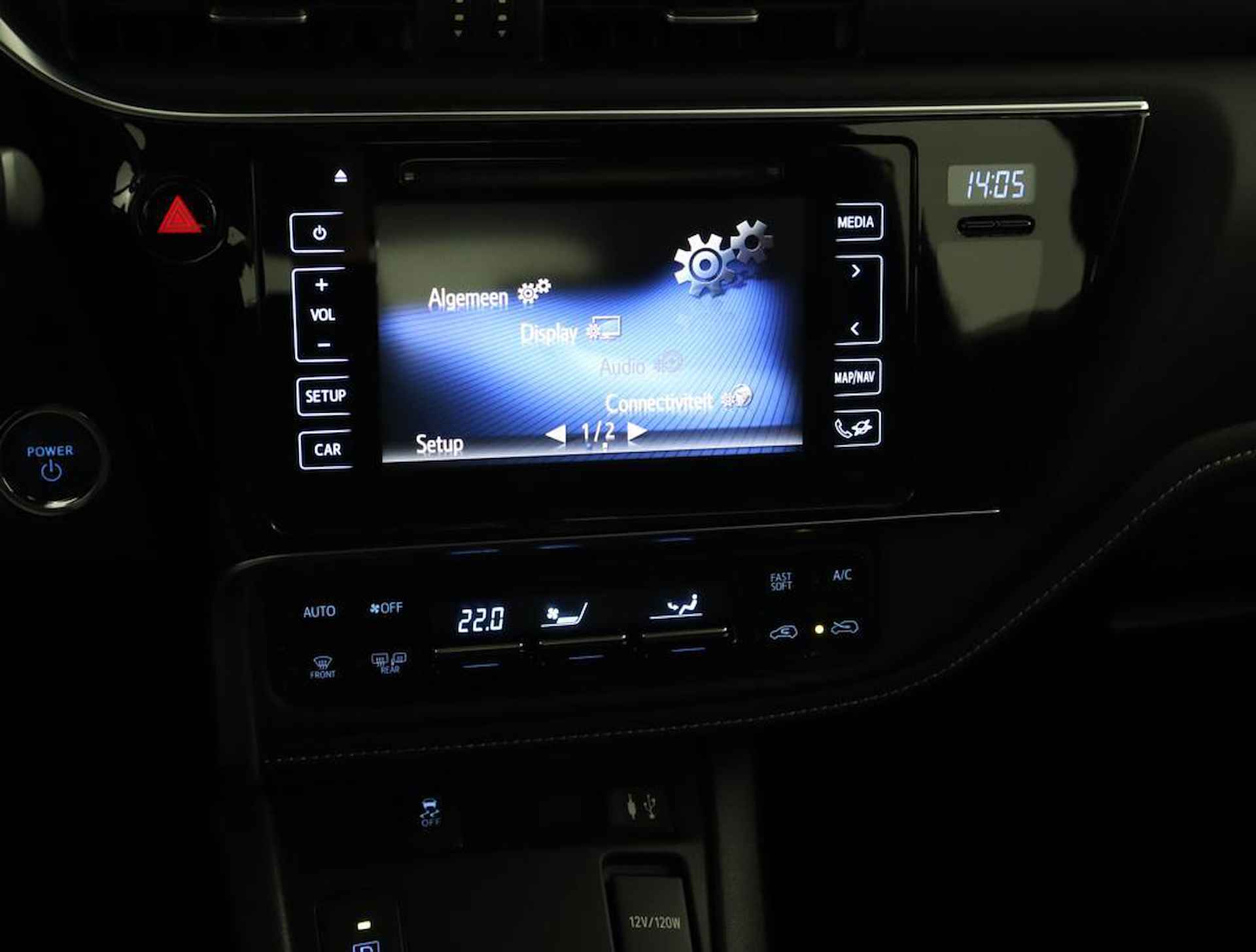 Toyota Auris 1.8 Hybrid Lease Navigatie | Trekhaak | Parkeerhulp camera | Cruise control | - 46/53