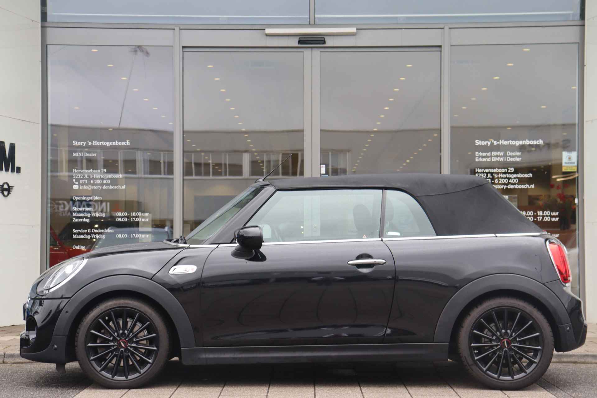 MINI Cabrio Cooper S Chili Automaat / Sportstoelen / LED / Apple CarPlay / Comfort Access / Park Assistant / Harman-Kardon / Stoelverwarming - 7/29