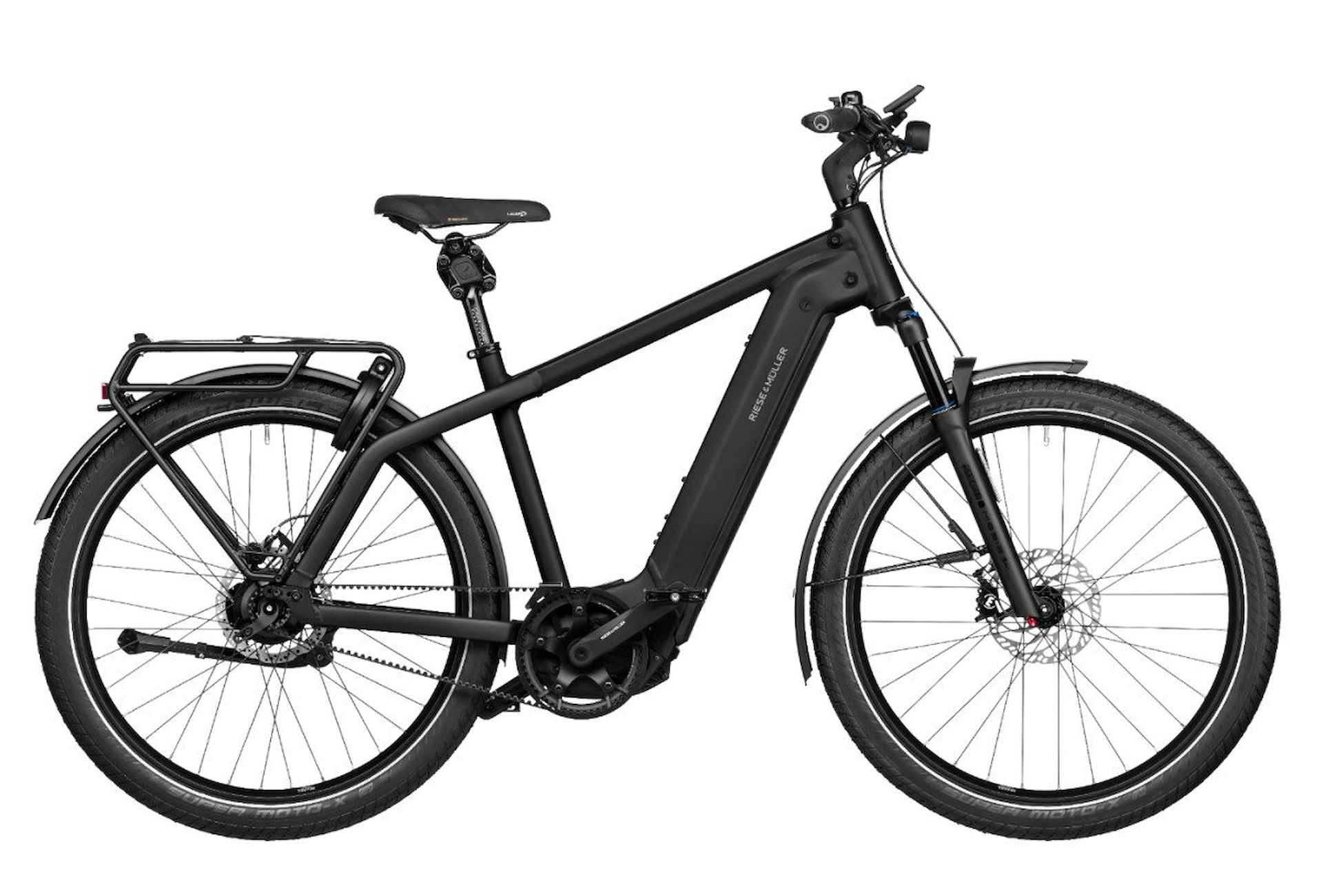 Riese & Müller Charger4 GT Vario (Kiox 300/ 750WH) Heren Black Matt 49cm 2024