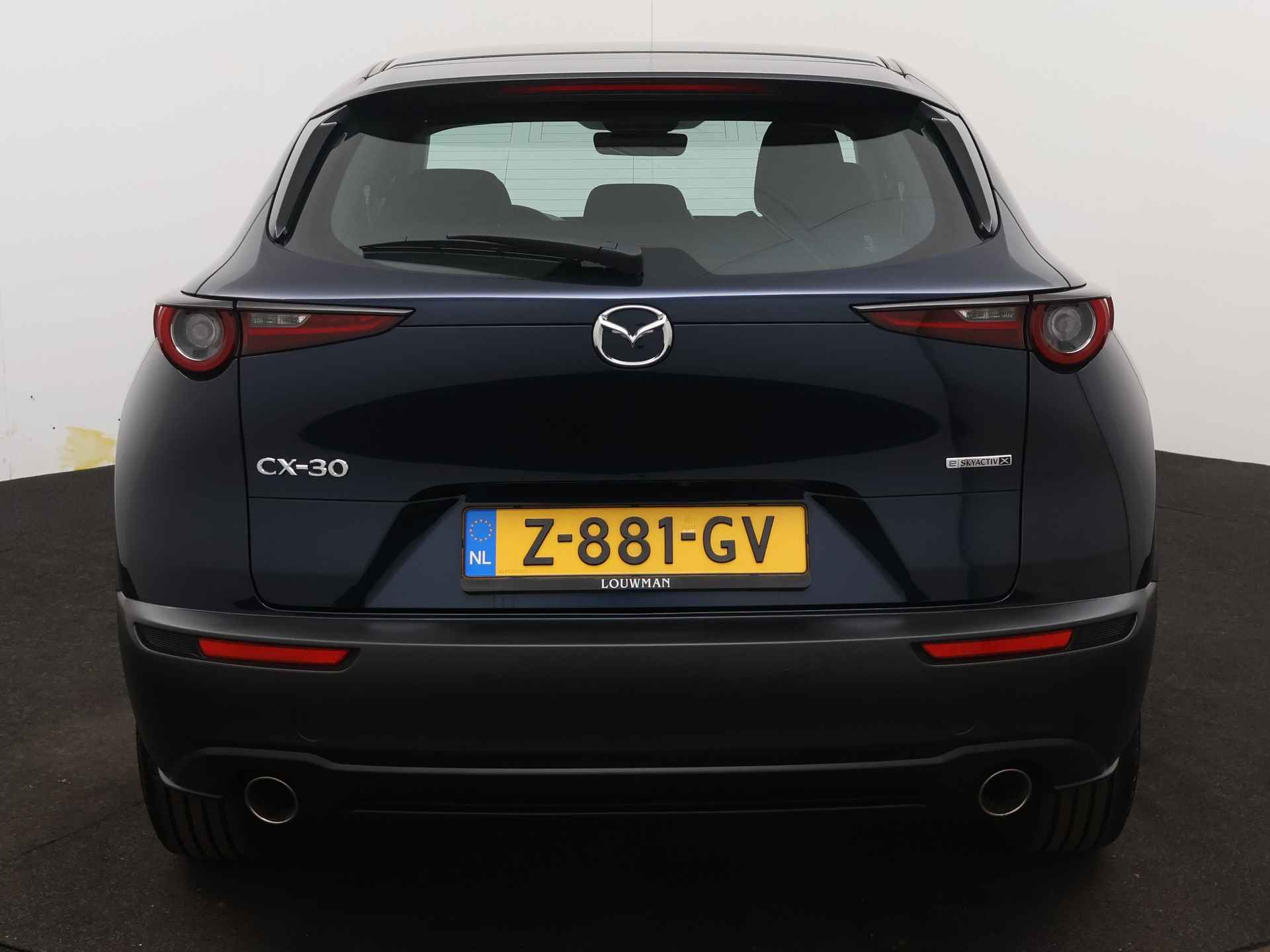 Mazda CX-30 2.0 e-SkyActiv-X M Hybrid Comfort | Stoel en stuurwiel verwarmd | Dodehoek Ass. | LM velgen | Parkeersensoren | Camera | - 38/44