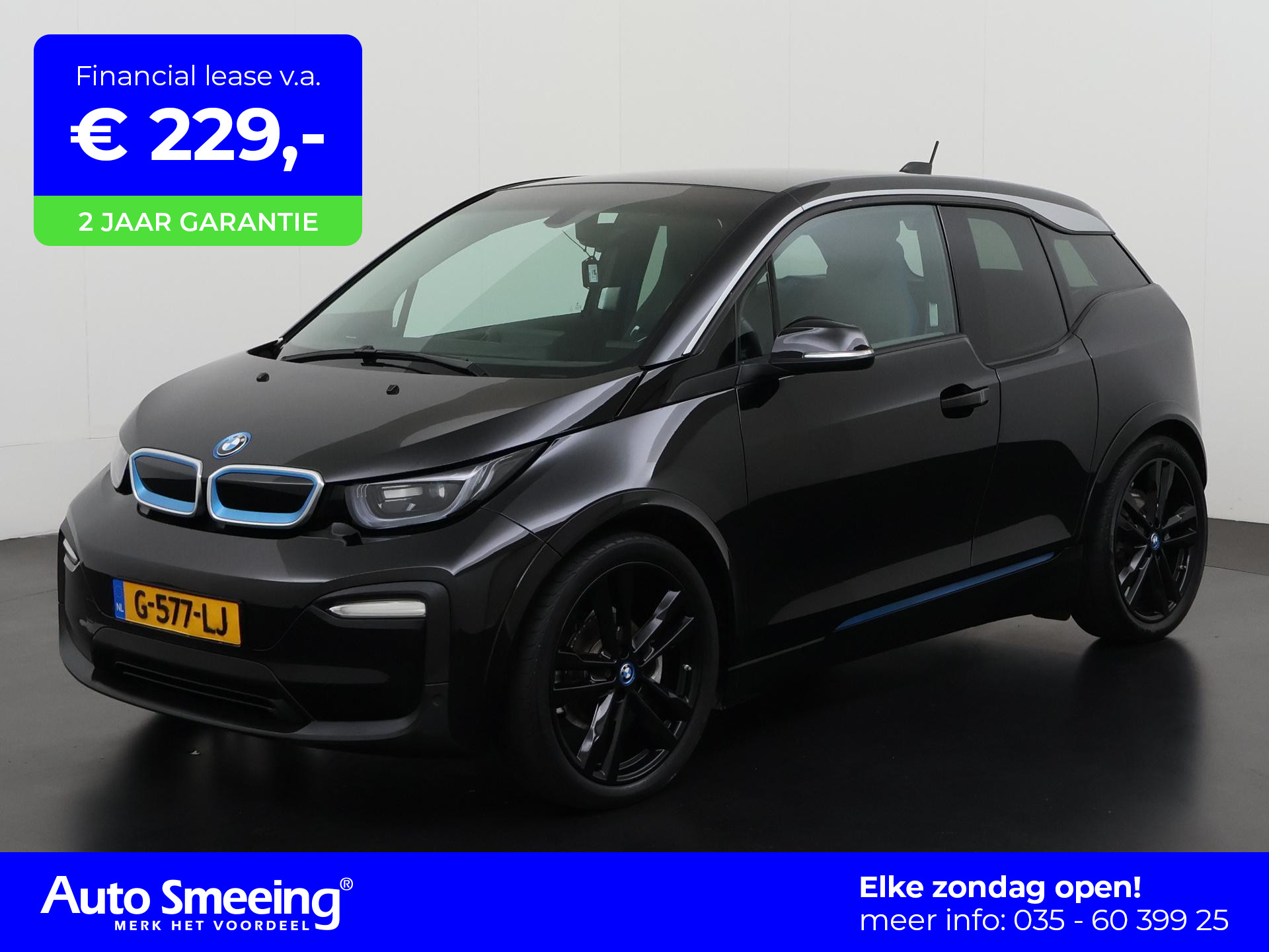 BMW i3 Dark Shadow 120Ah 42 kWh | Camera | Navigatie | Warmtepomp | 20" | Zondag Open!