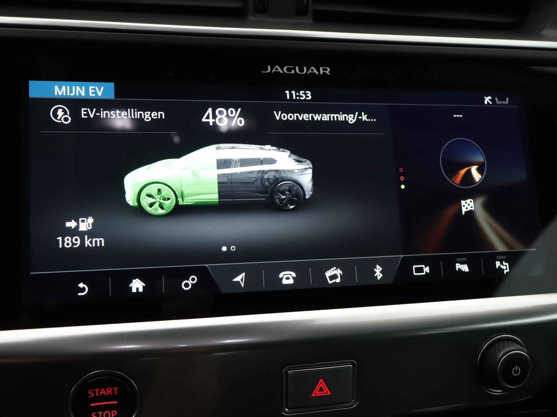 Jaguar I-PACE EV400 S 90 kWh | Leder | Navigatie | Virtual cockpit | LED | Stoelverwarming| Panoramadak | Meridian Sound | Parkeersensoren | Camera | Getint glas | Lichtmetalen velgen | - 26/41