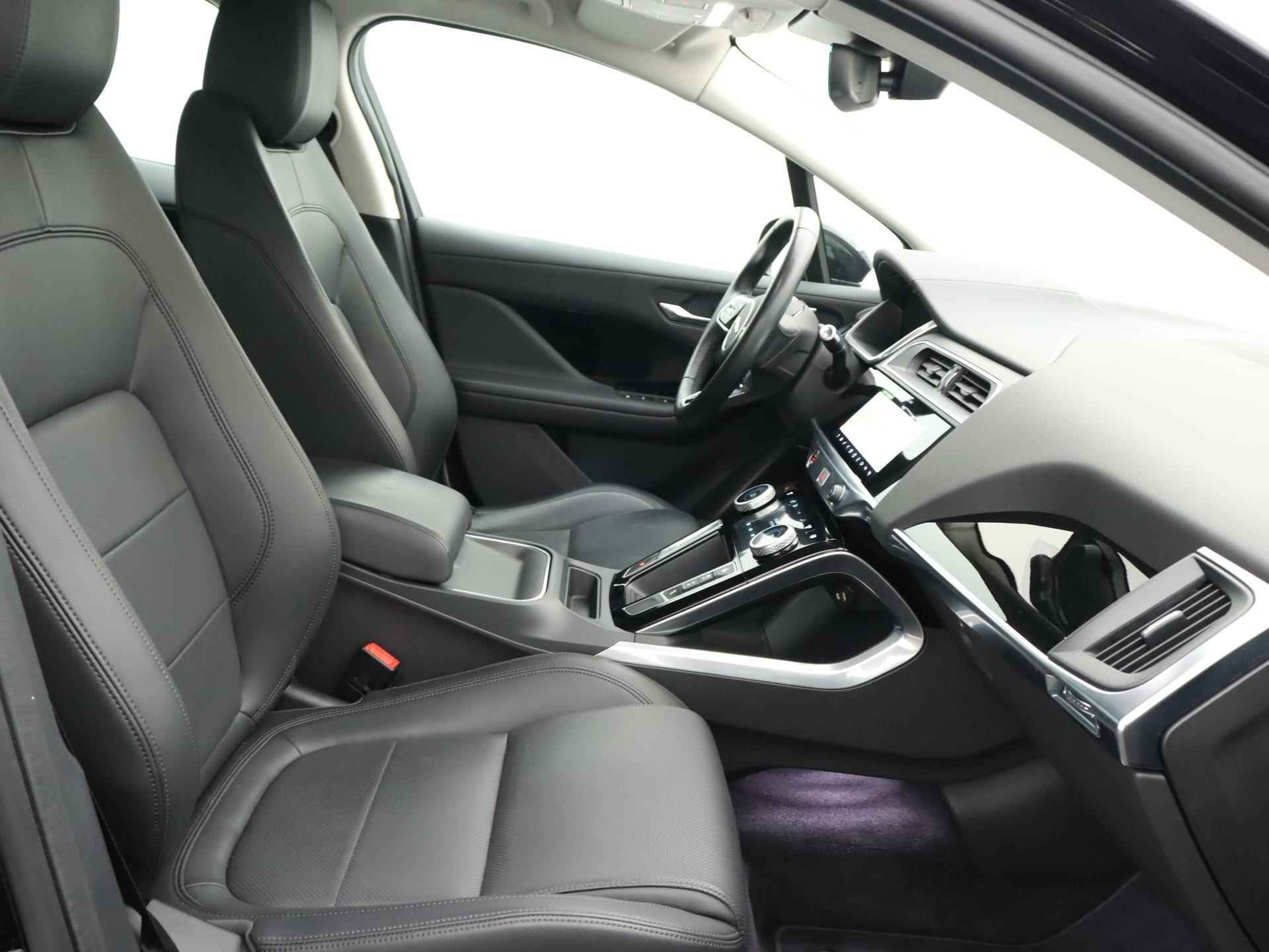 Jaguar I-PACE EV400 S 90 kWh | Leder | Navigatie | Virtual cockpit | LED | Stoelverwarming| Panoramadak | Meridian Sound | Parkeersensoren | Camera | Getint glas | Lichtmetalen velgen | - 11/41