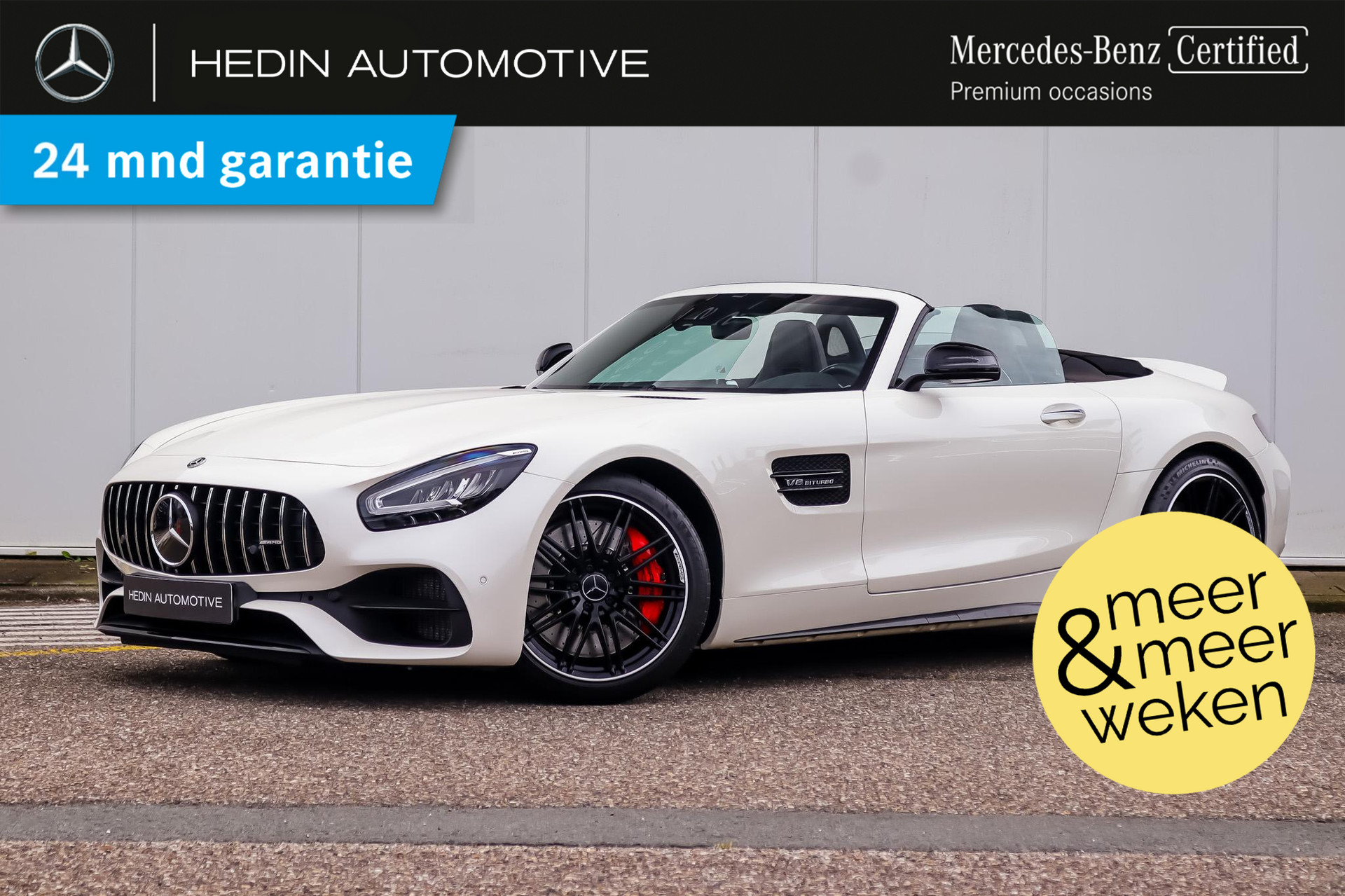 Mercedes-Benz AMG GT AMG GT C Automaat Roadster | Designo | Distronic | Burmester Audio | AMG Nightpakket | Memory | AMG Performance Uitlaat