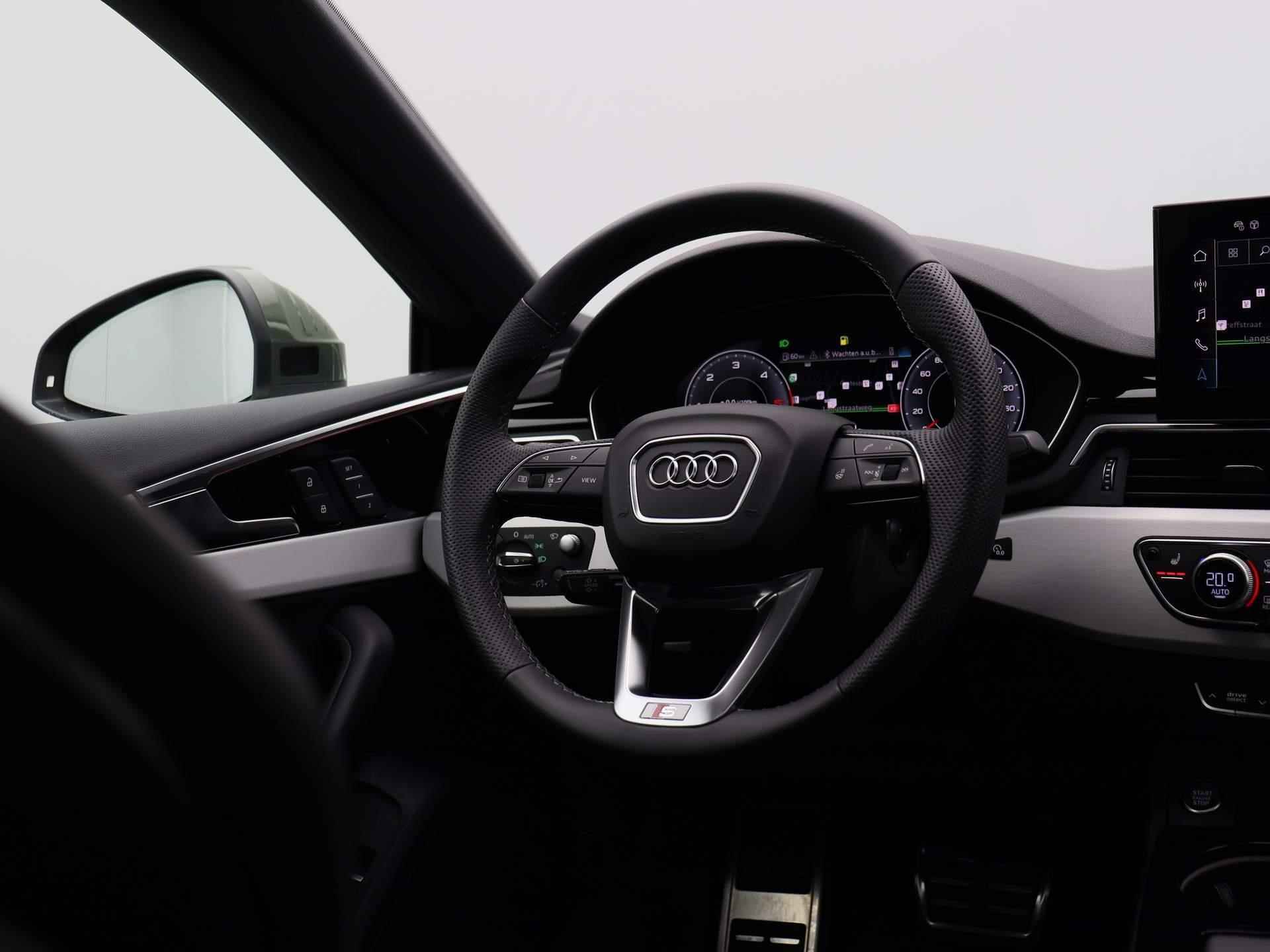 Audi A5 Sportback 40 TDI S edition quattro 204 PK | S-line exterieur | S-line interieur | Automaat | Navigatie | 360 Camera | Adaptive Cruise Control | Panoramadak | Head-up Display | Trekhaak | Stoelverwarming | Lichtmetalen velgen | Climate Control | Audi Sound System | Fabrieksgarantie | - 11/55